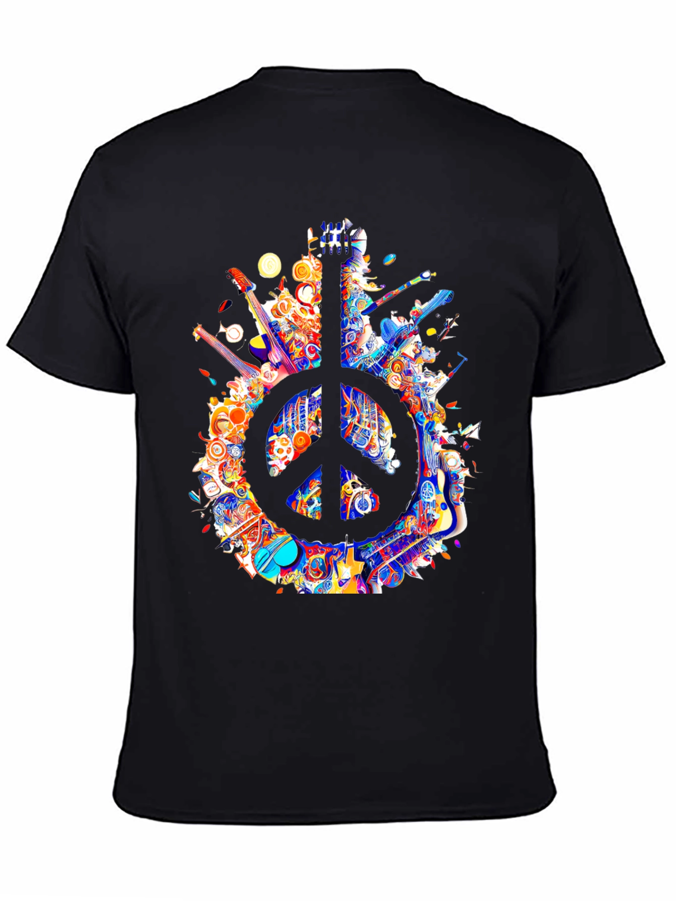 Peace Sign Guitar T-Shirt