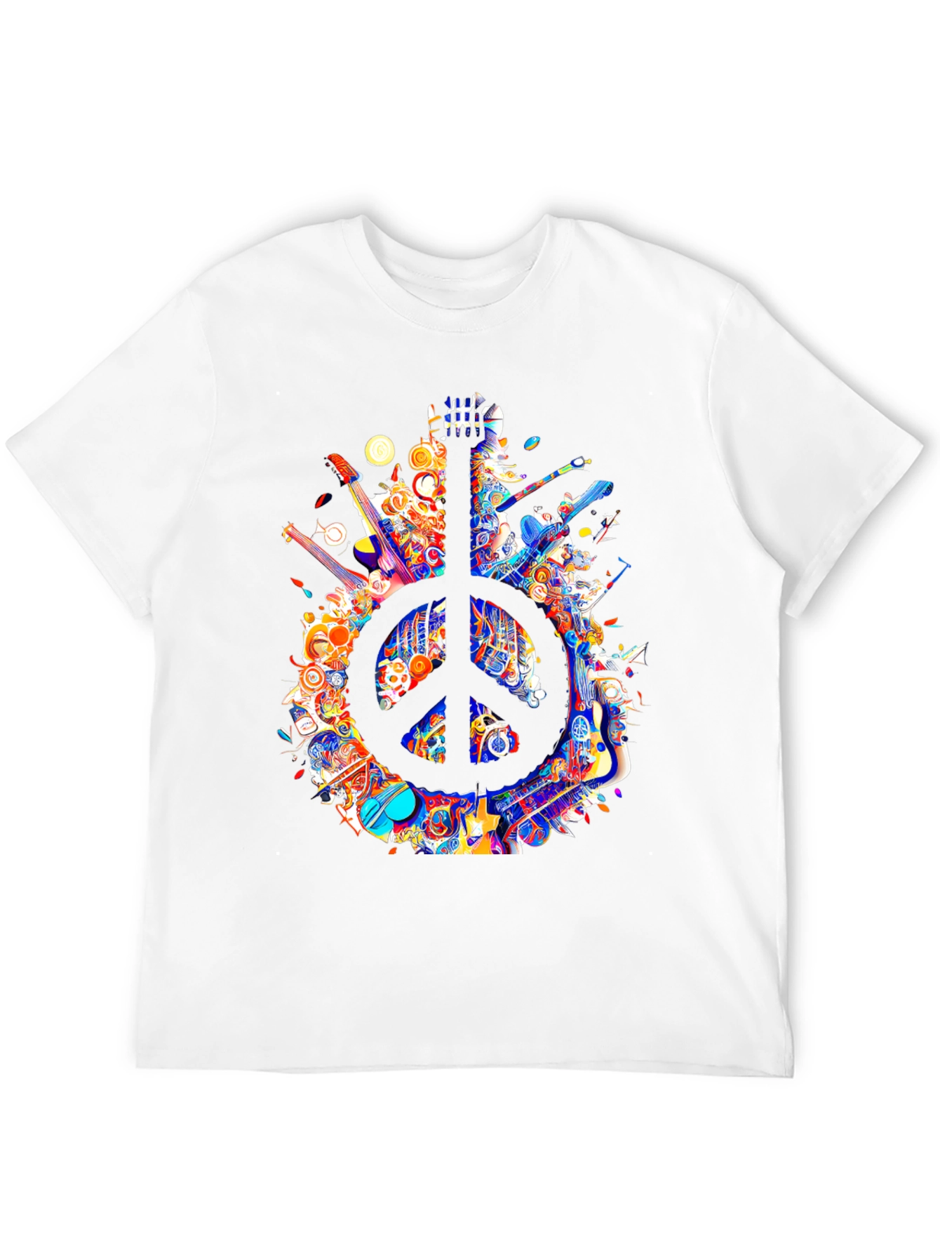 Peace Sign Guitar T-Shirt