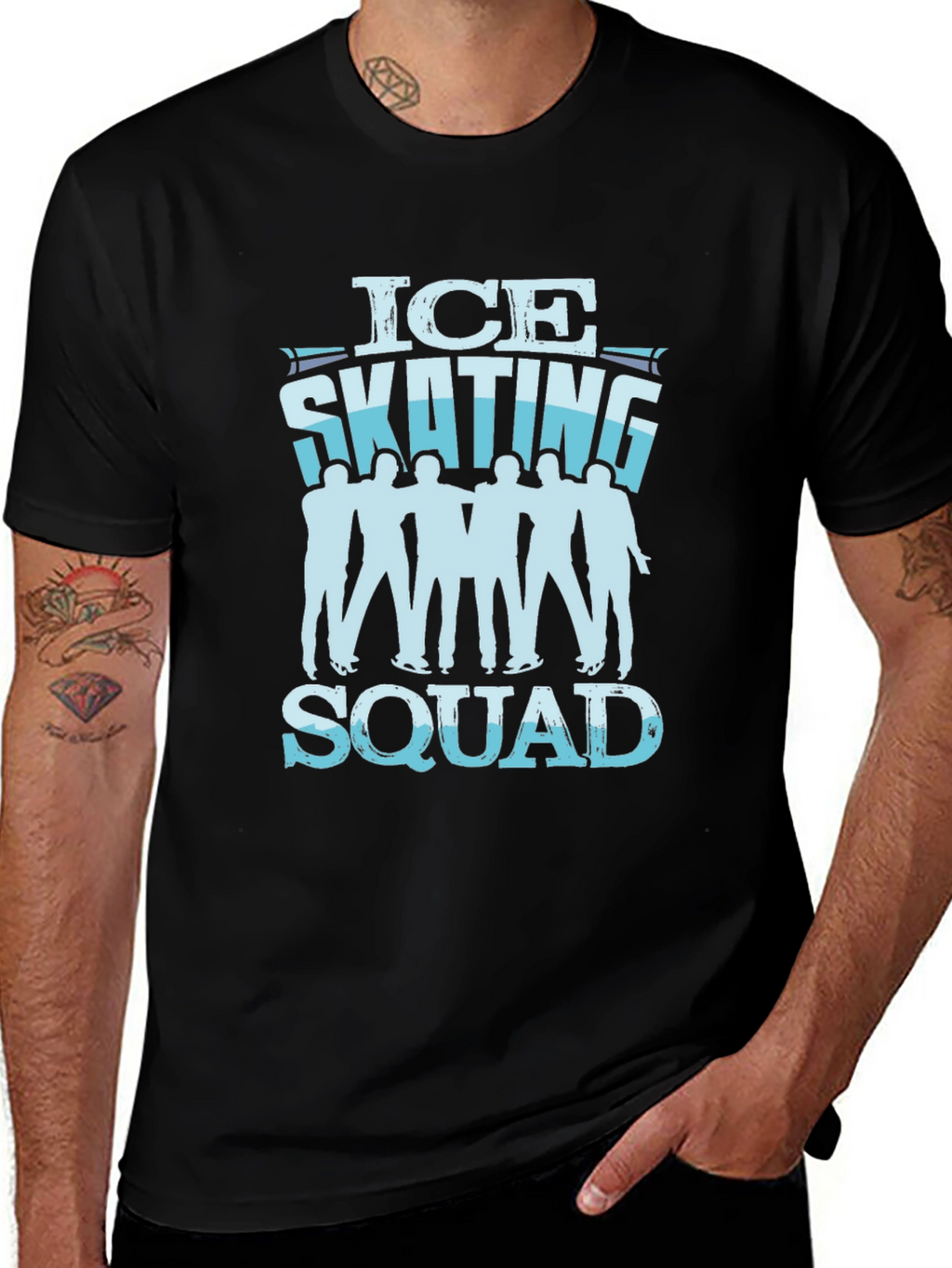 Ice Skating Squad Tee - Stylish & Fun