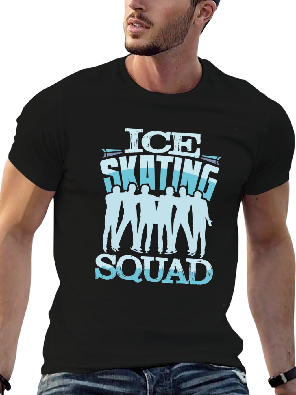 Ice Skating Squad Tee - Stylish & Fun