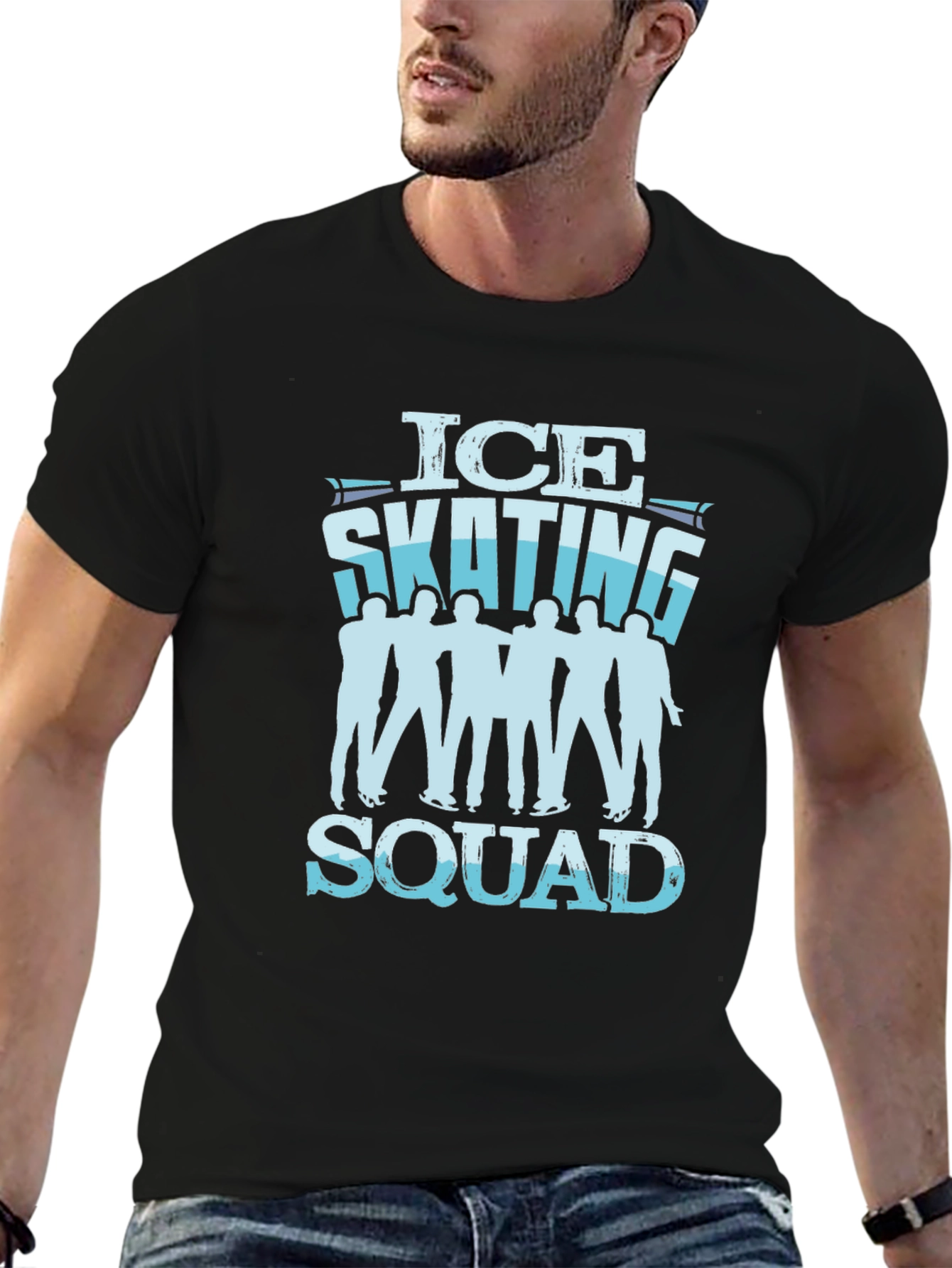 Ice Skating Squad Tee - Stylish & Fun