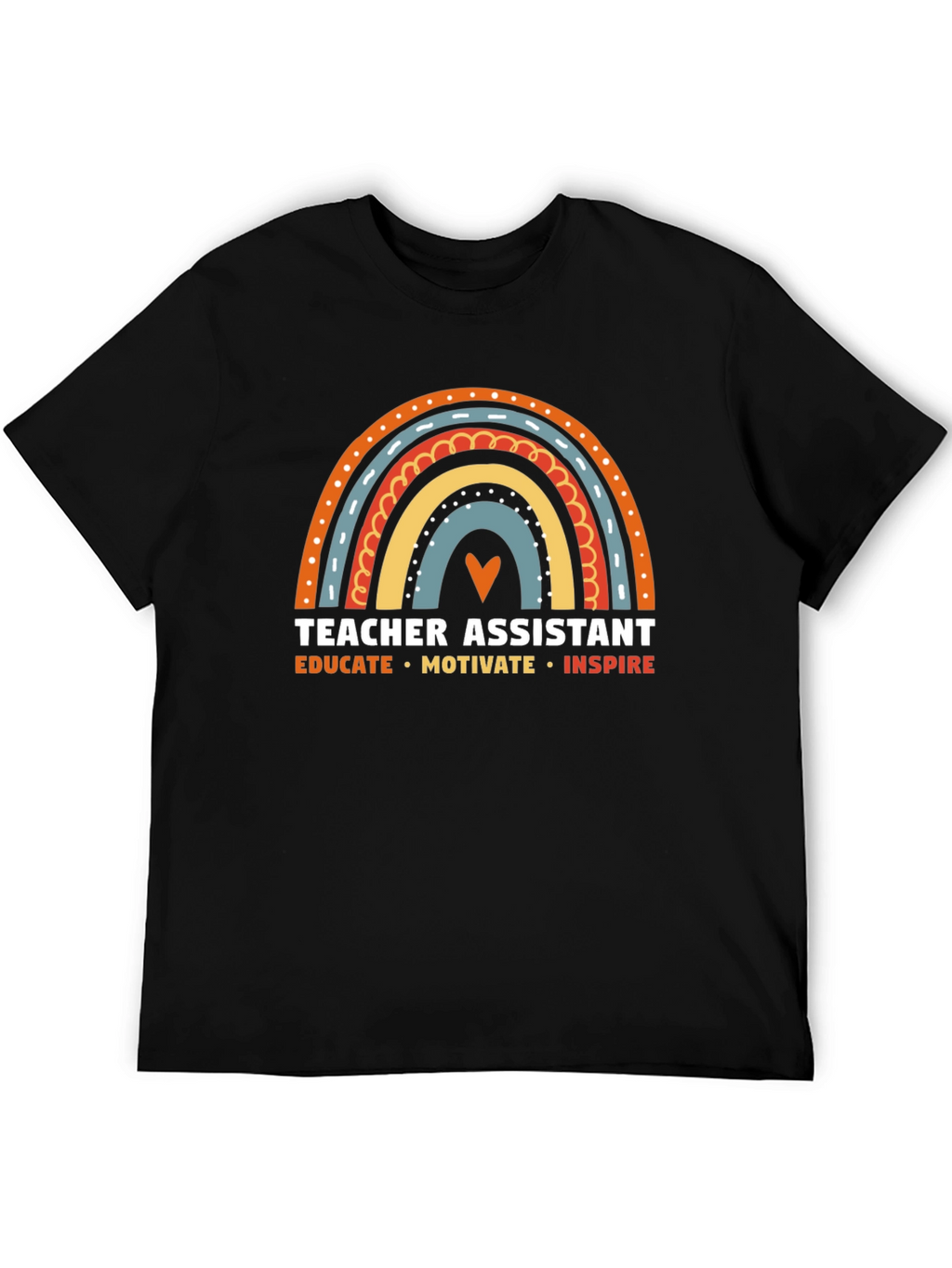 Teacher Assistant Rainbow T-Shirt