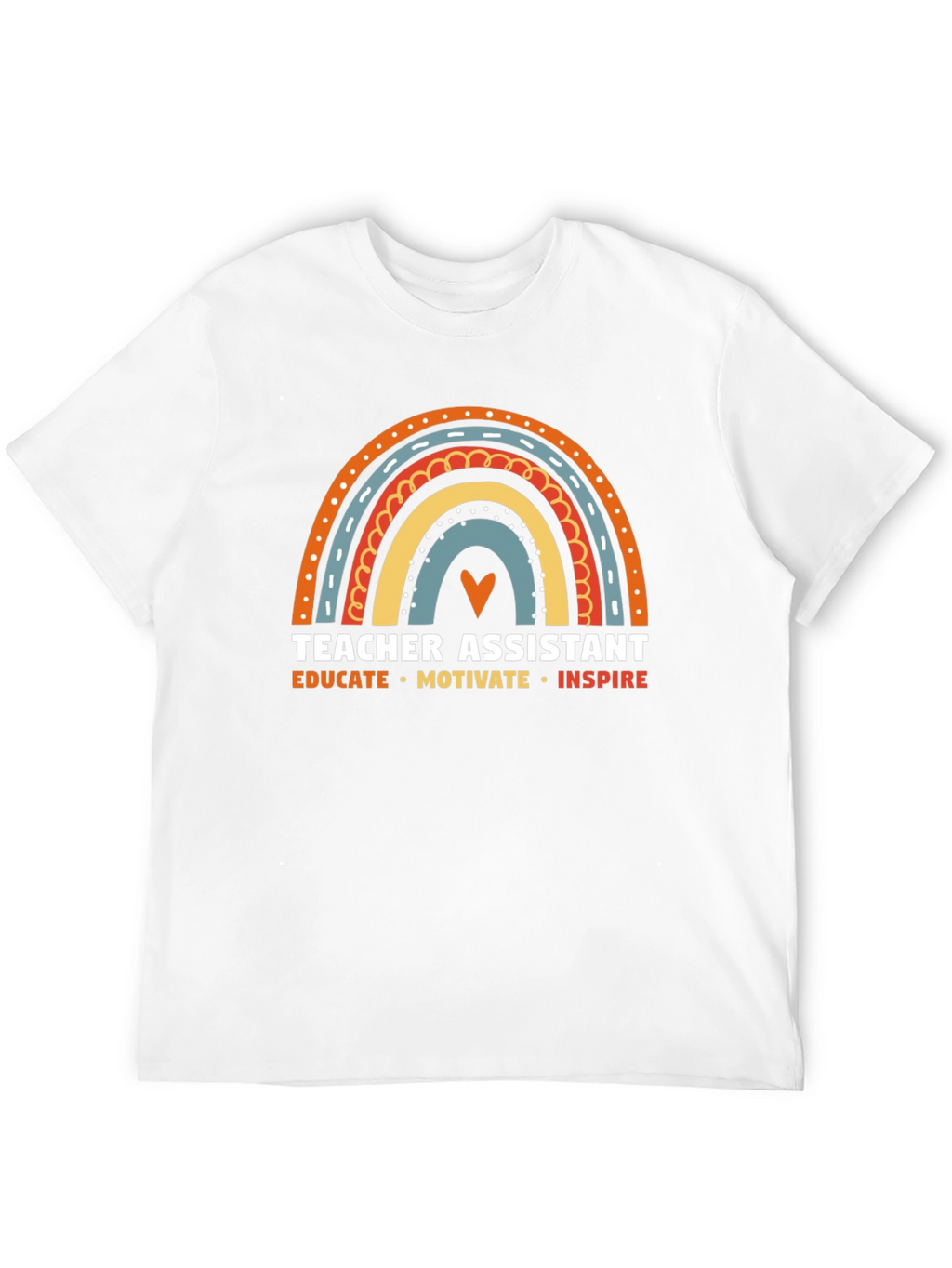 Teacher Assistant Rainbow T-Shirt