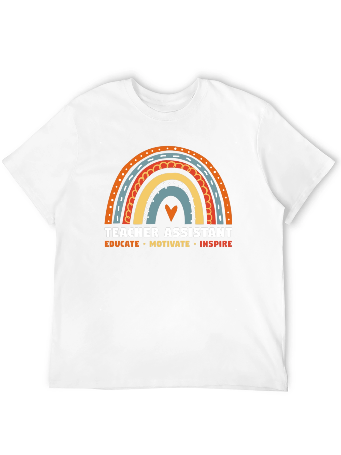 Teacher Assistant Rainbow T-Shirt