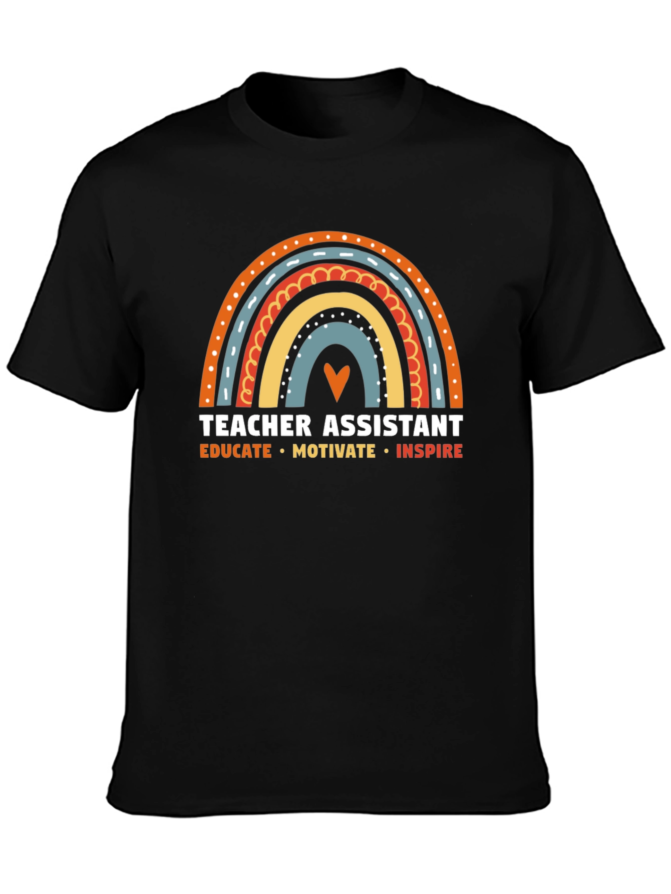 Teacher Assistant Rainbow T-Shirt