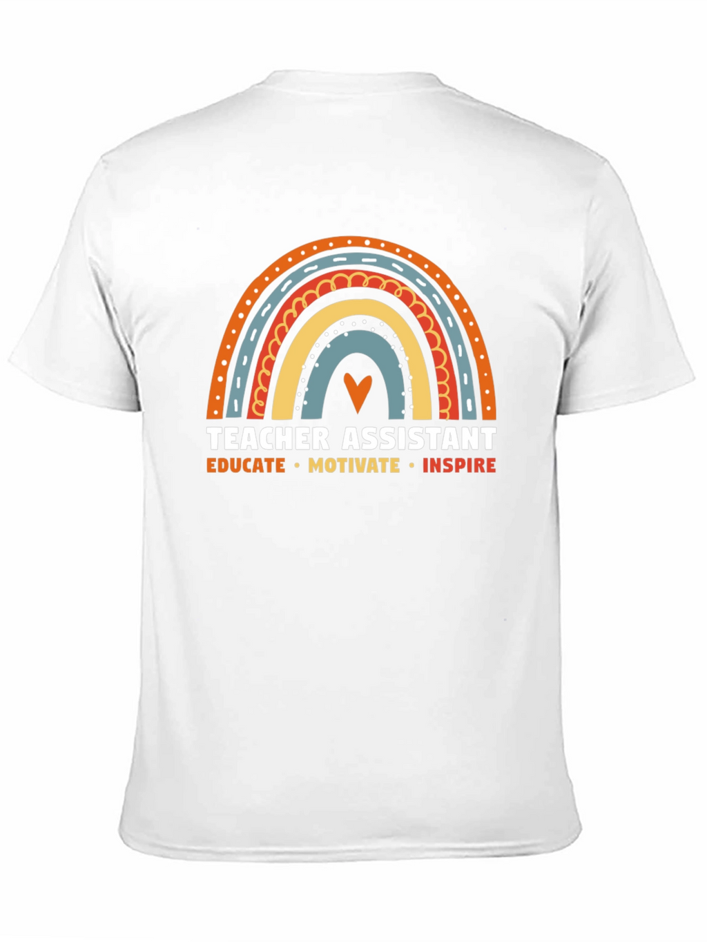 Teacher Assistant Rainbow T-Shirt