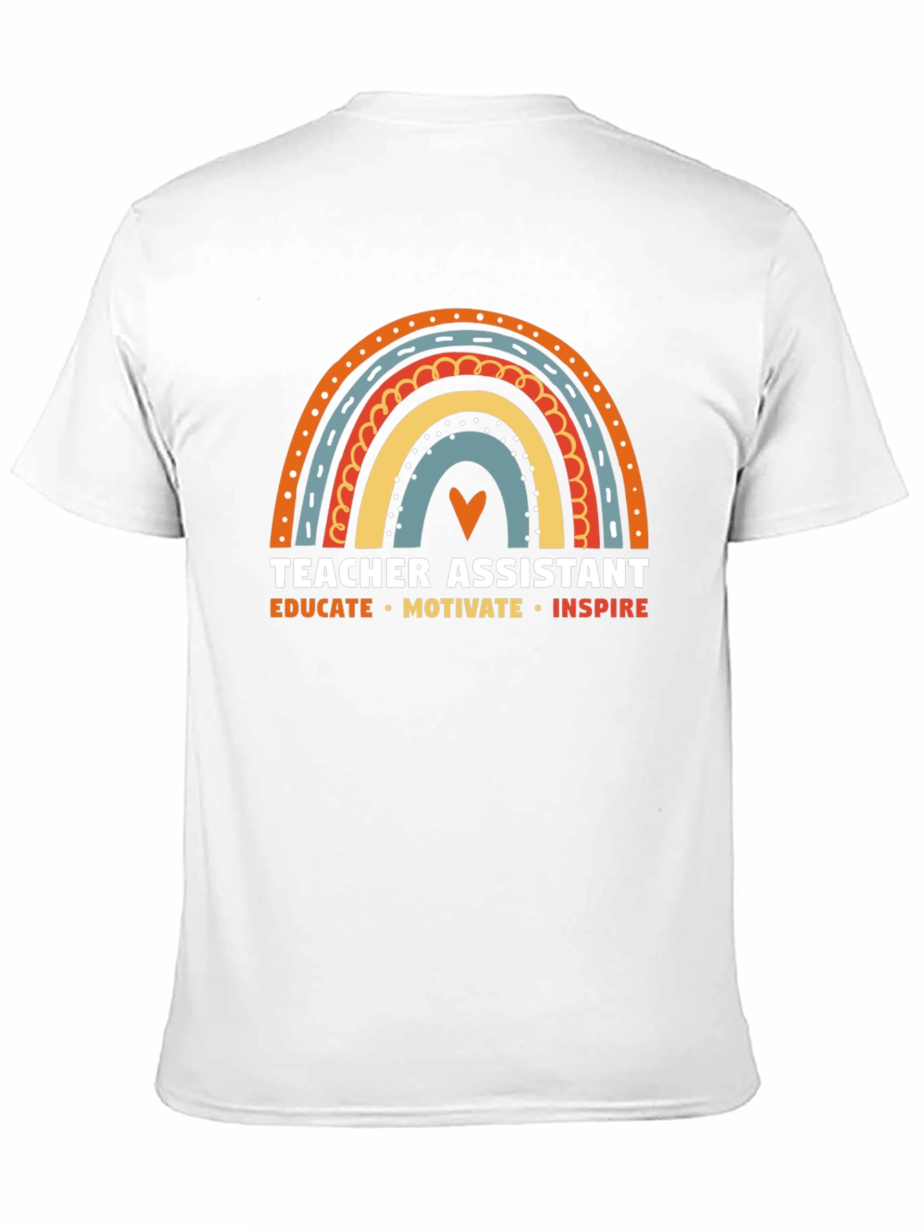 Teacher Assistant Rainbow T-Shirt