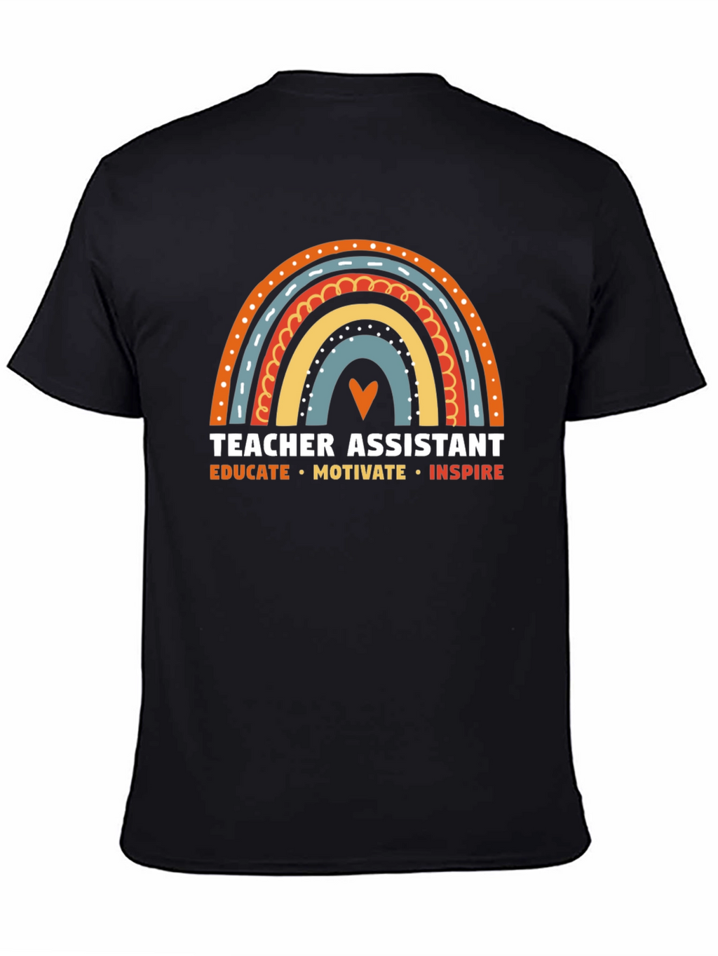 Teacher Assistant Rainbow T-Shirt