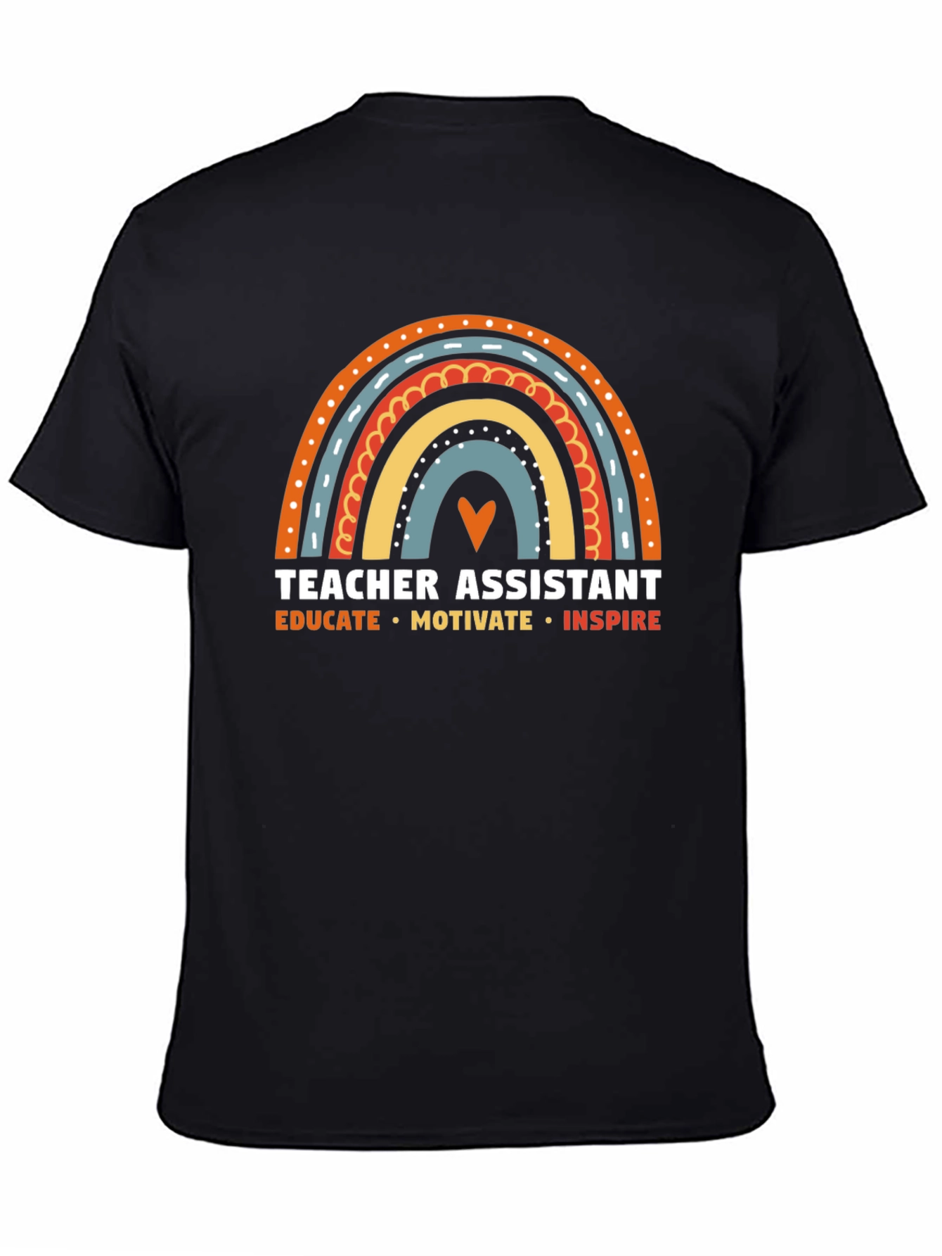 Teacher Assistant Rainbow T-Shirt