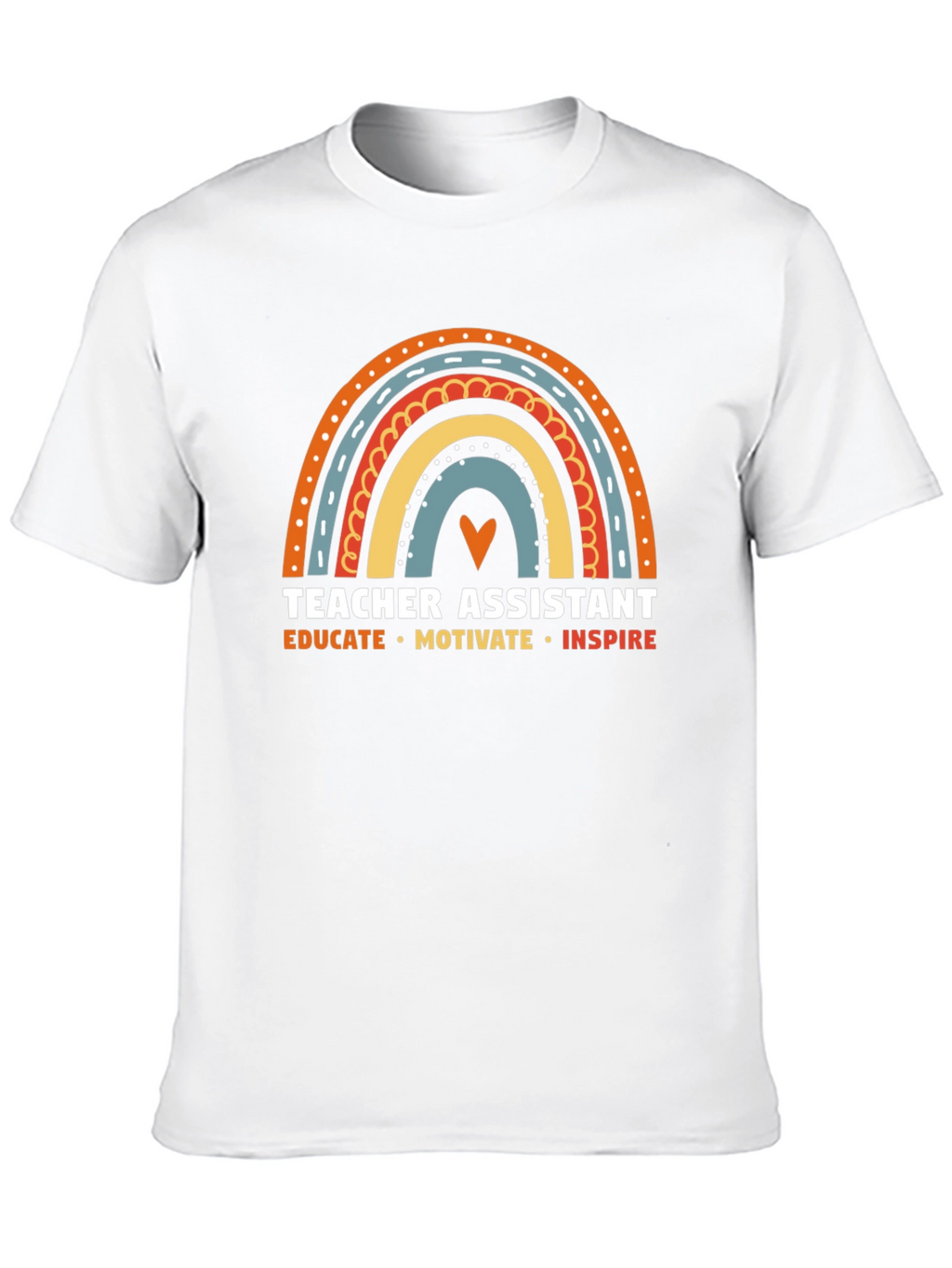 Teacher Assistant Rainbow T-Shirt