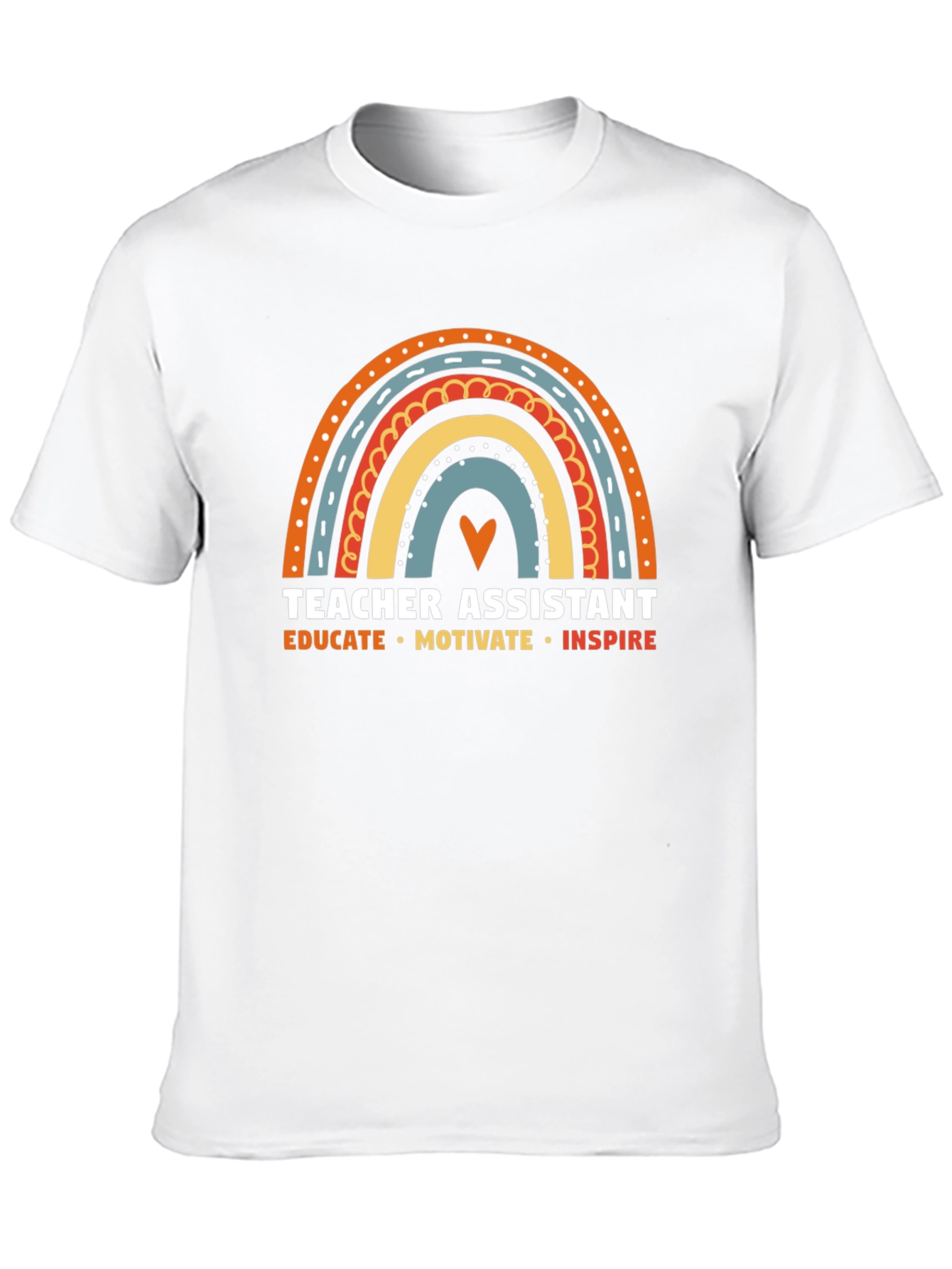 Teacher Assistant Rainbow T-Shirt
