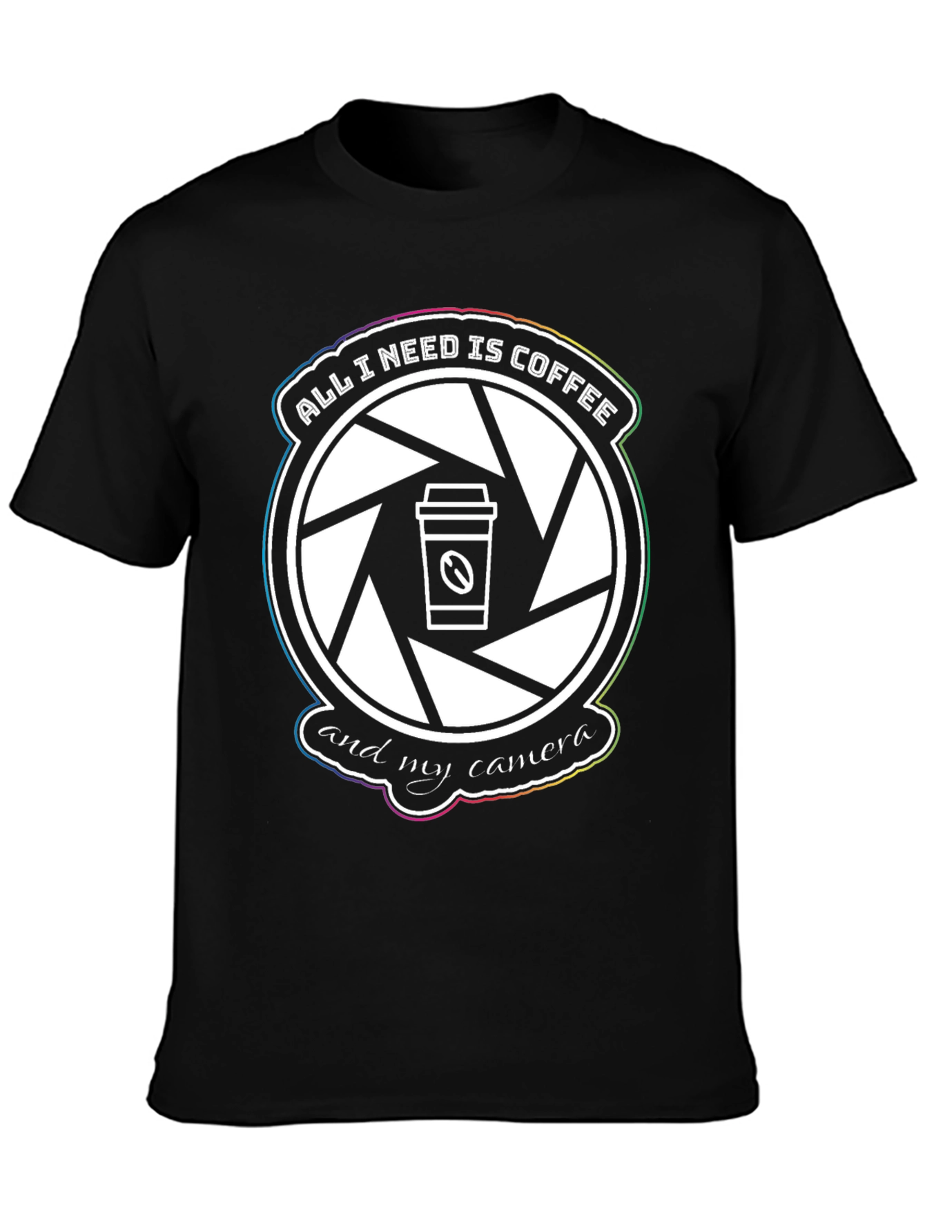 Coffee & Camera T-Shirt: Photographers Essential