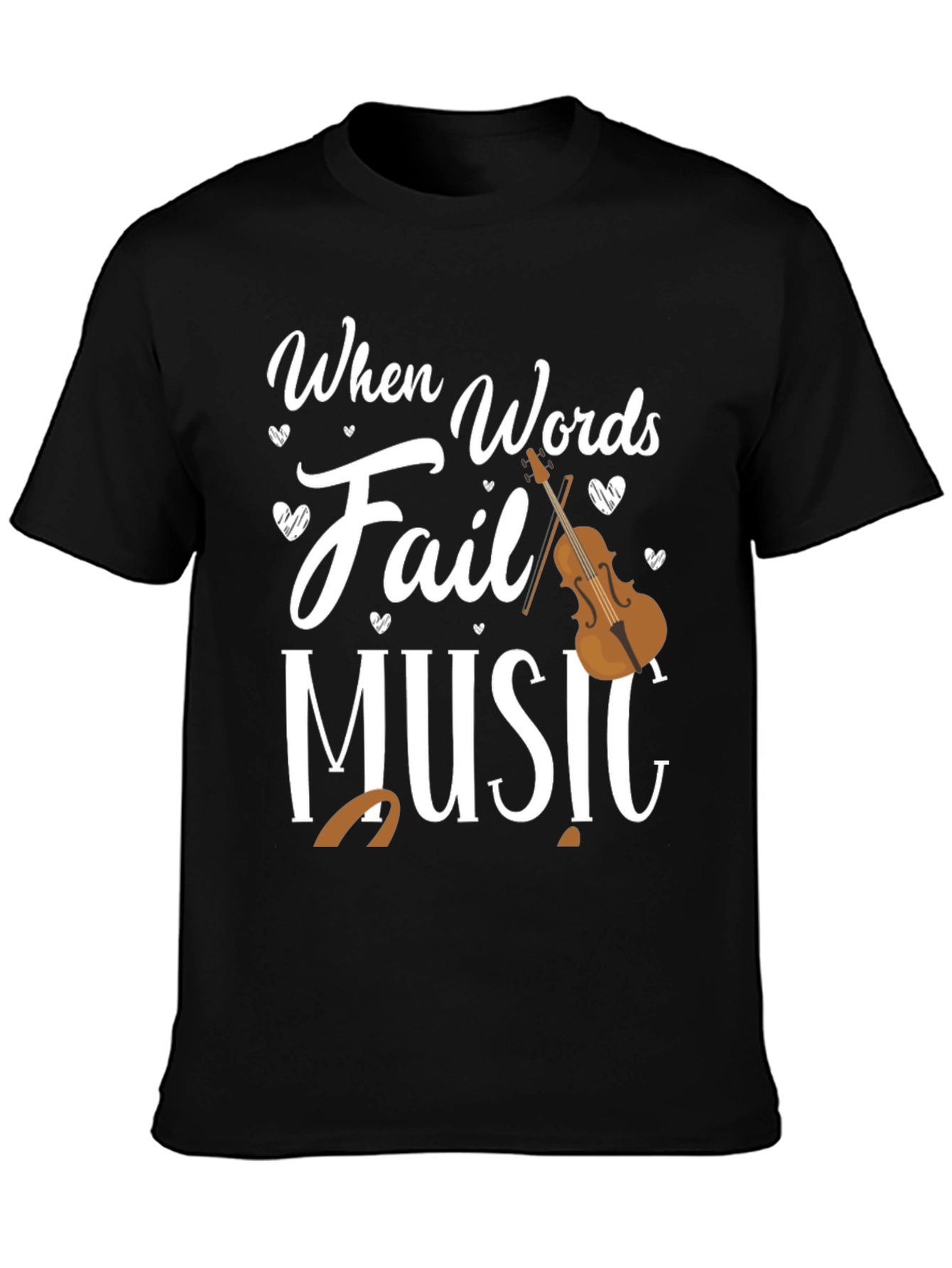 When Words Fail Music T-Shirt