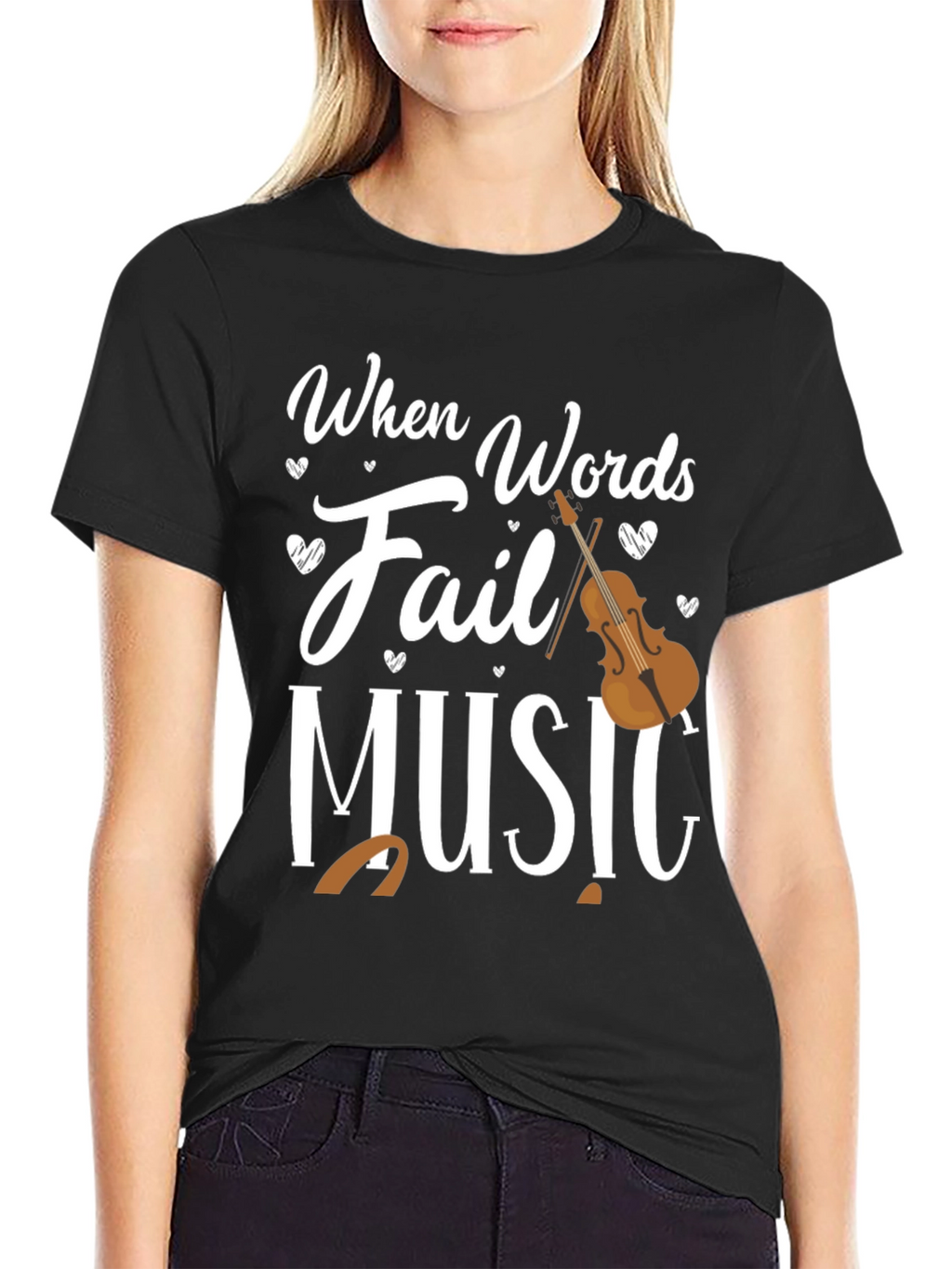 When Words Fail Music T-Shirt