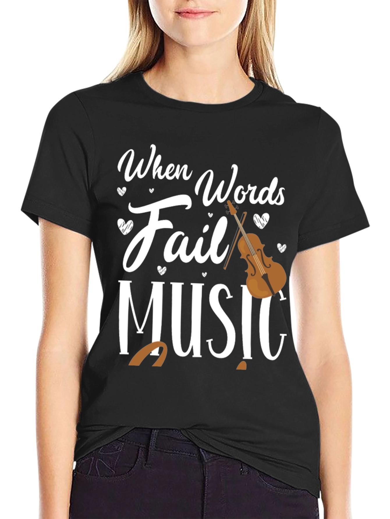 When Words Fail Music T-Shirt