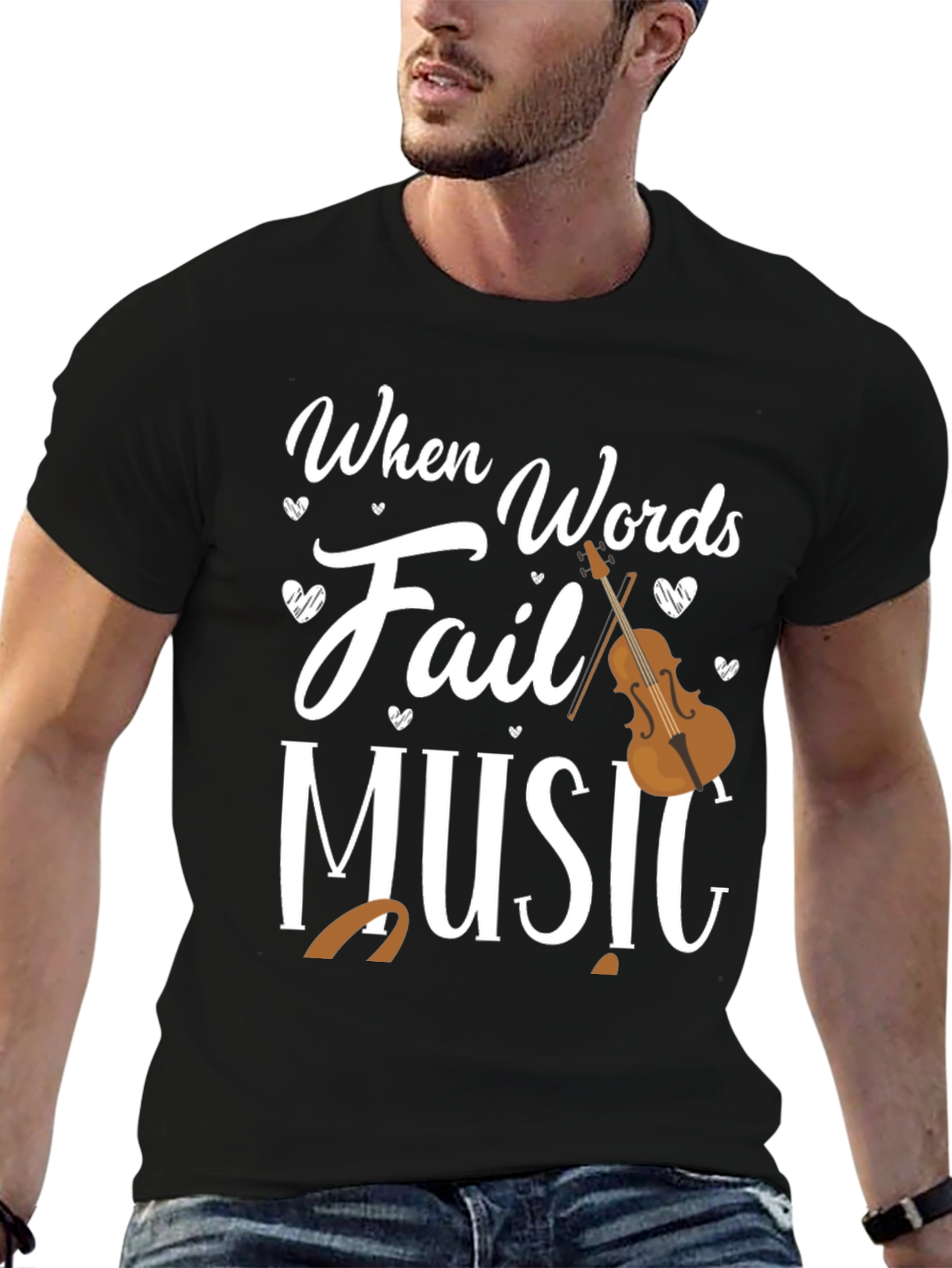 When Words Fail Music T-Shirt