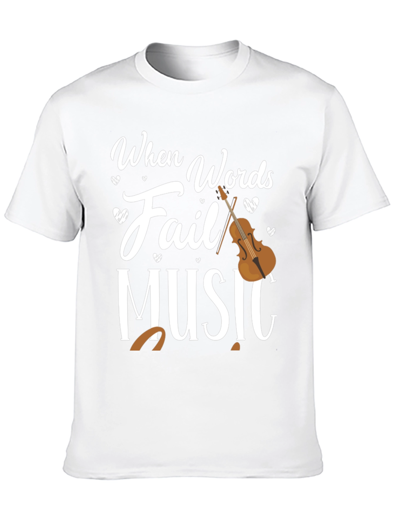 When Words Fail Music T-Shirt
