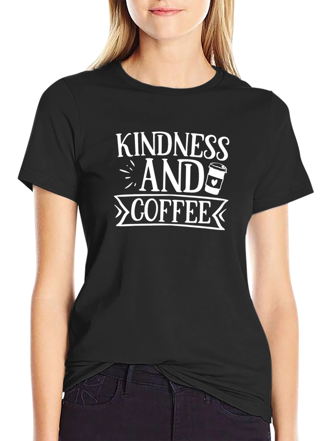 Kindness and Coffee Graphic Tee