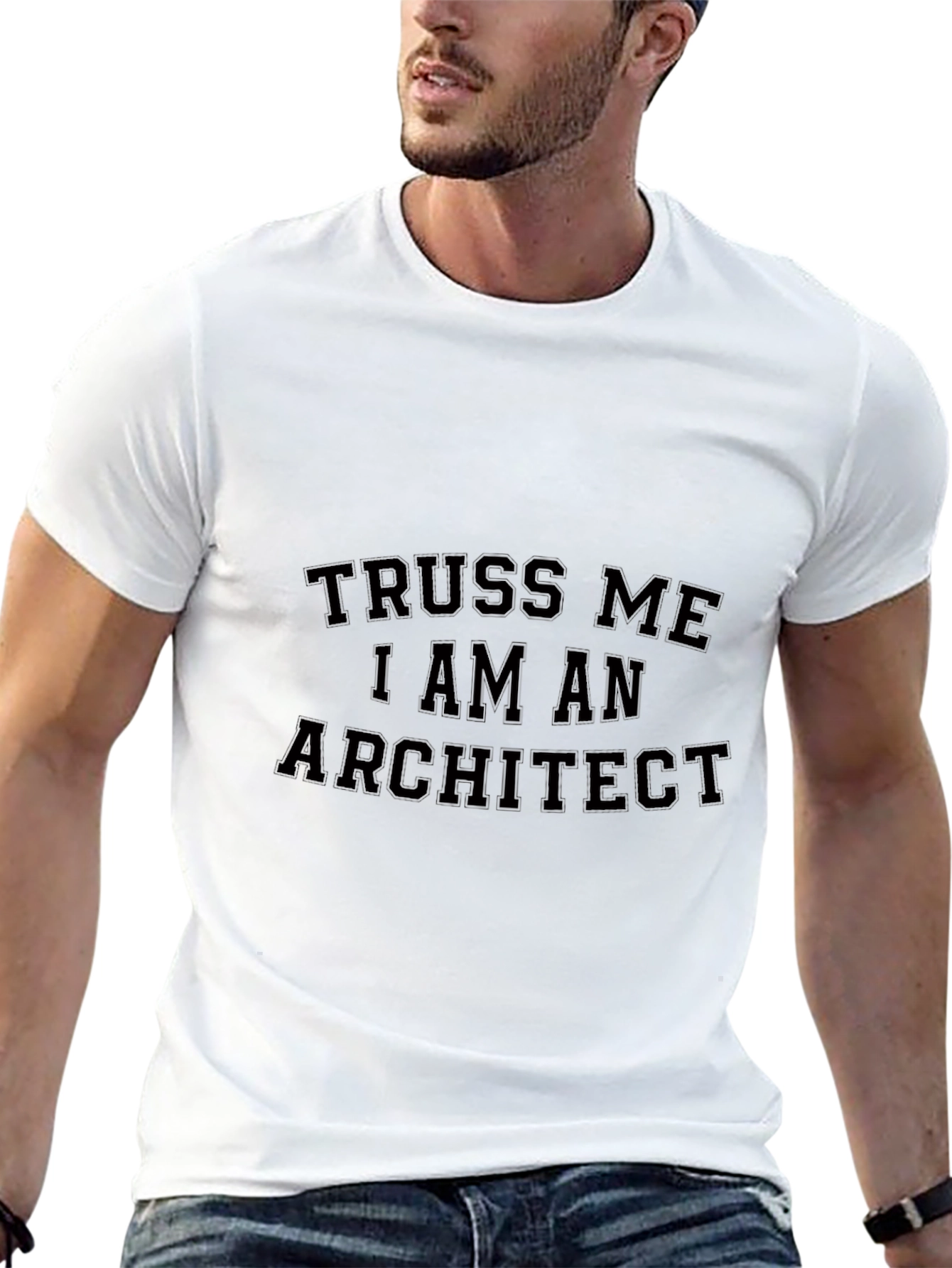 Truss Me I Am An Architect Black T-Shirt