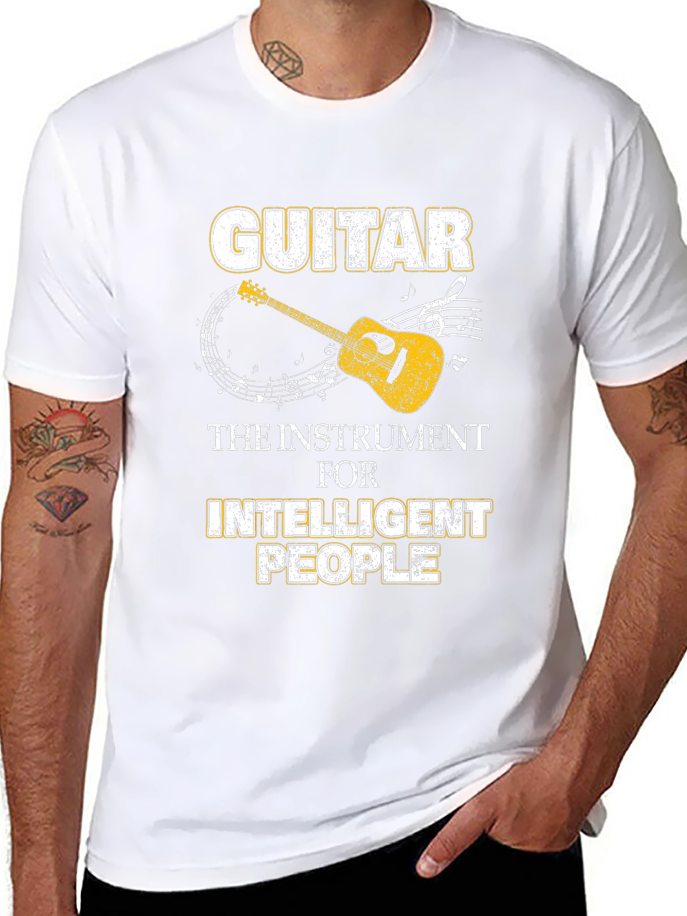Guitar Lover Tee - Intelligent People Instrument