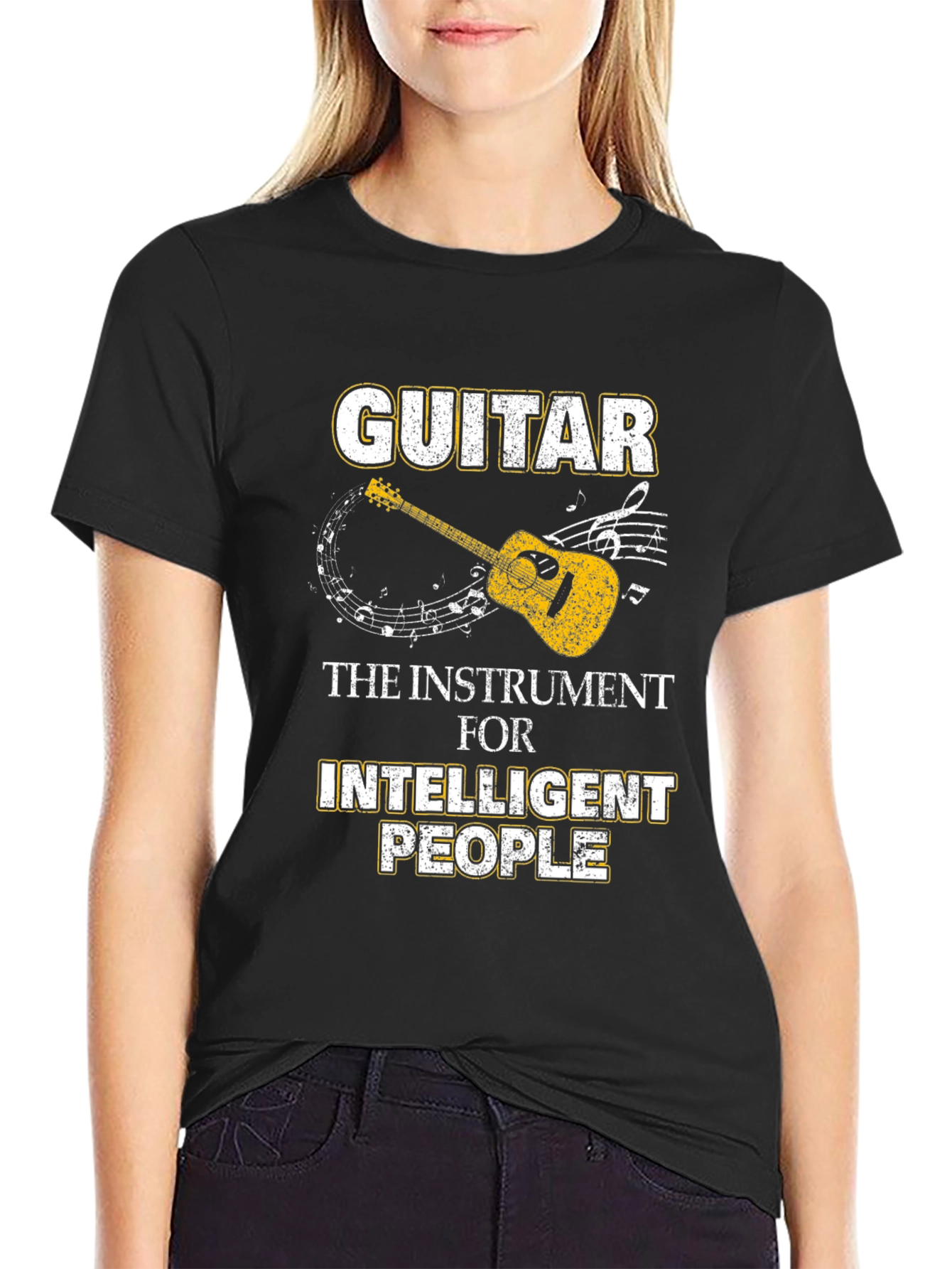 Guitar Lover Tee - Intelligent People Instrument