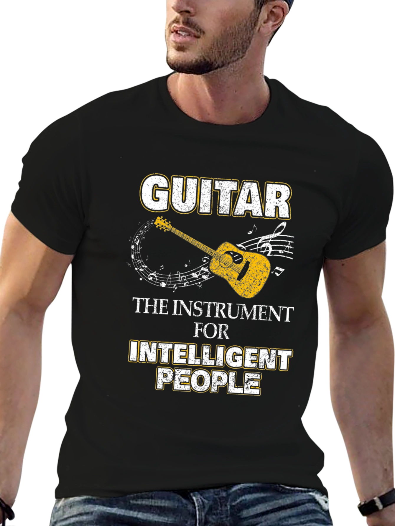 Guitar Lover Tee - Intelligent People Instrument