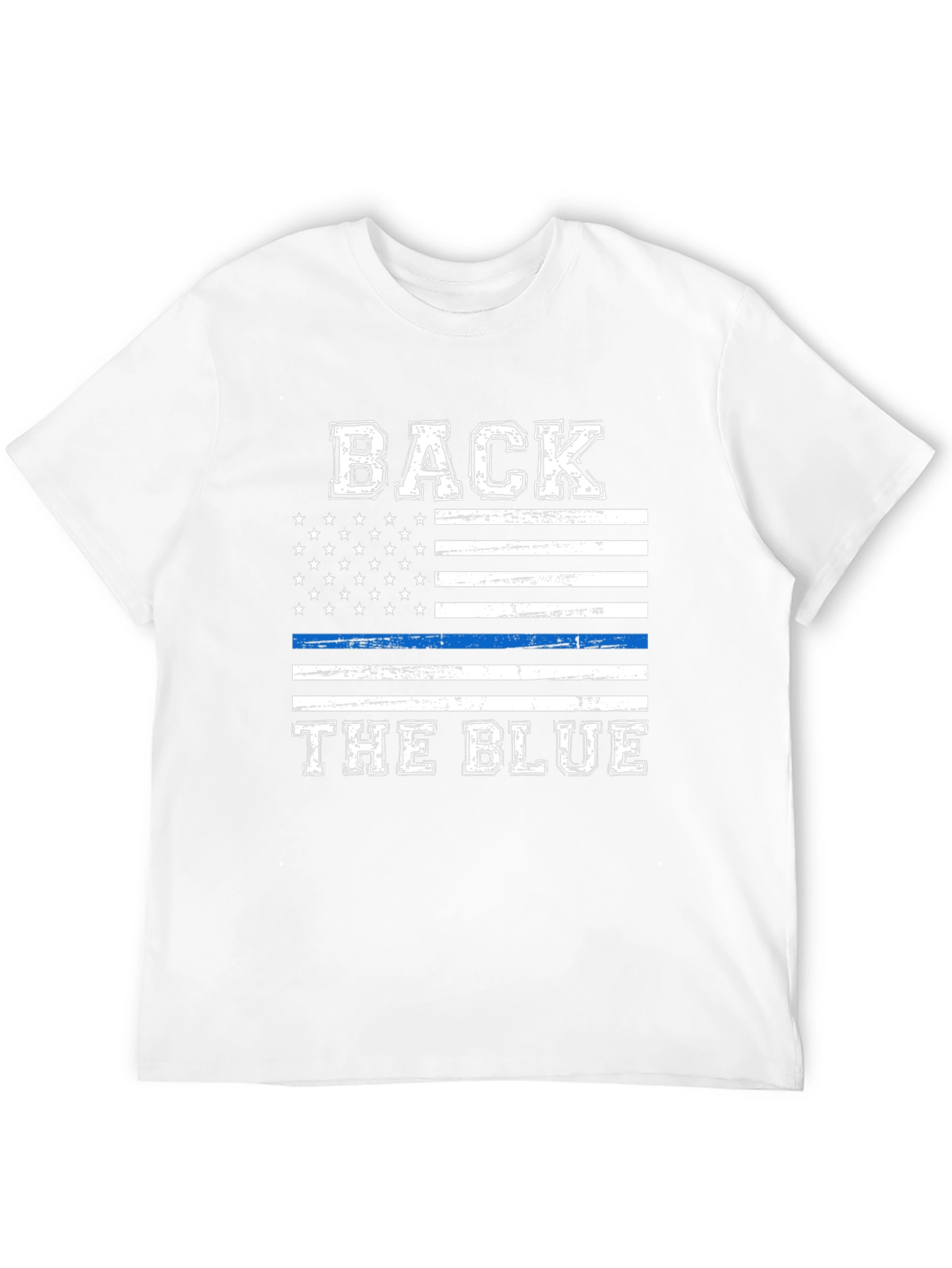 Back the Blue T-Shirt - Patriotic USA Flag