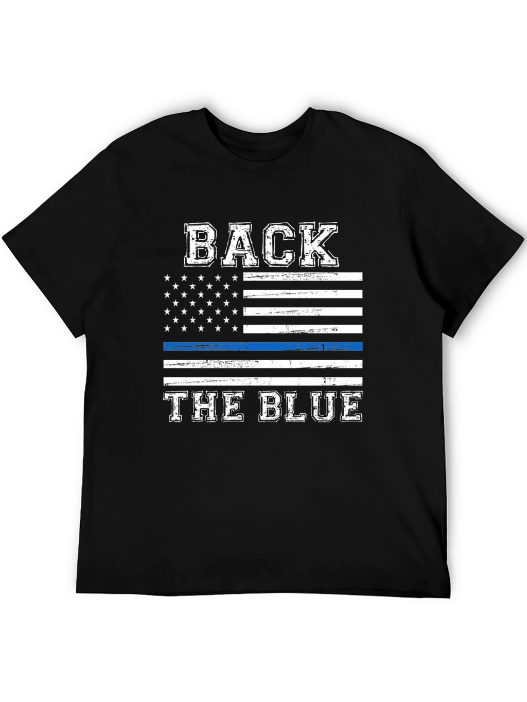 Back the Blue T-Shirt - Patriotic USA Flag