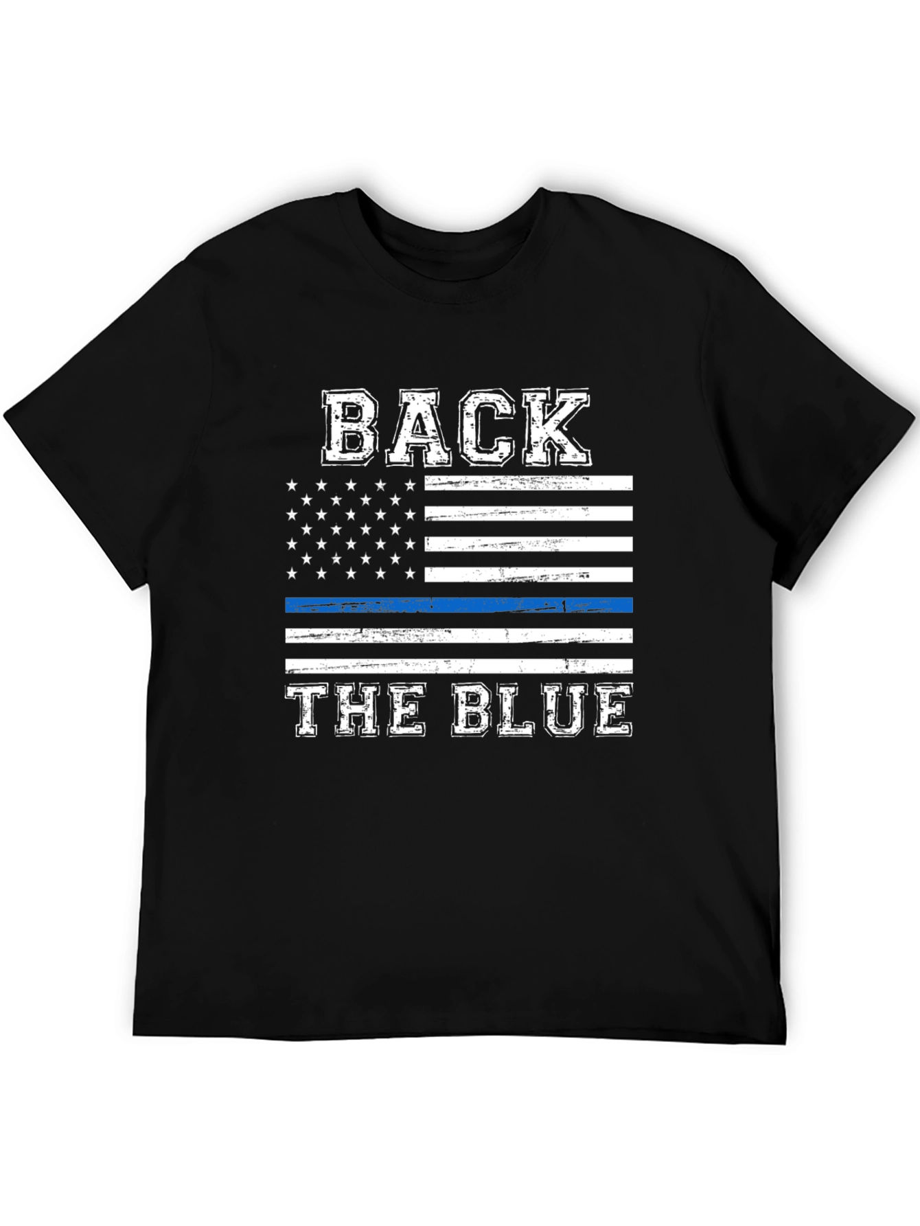 Back the Blue T-Shirt - Patriotic USA Flag