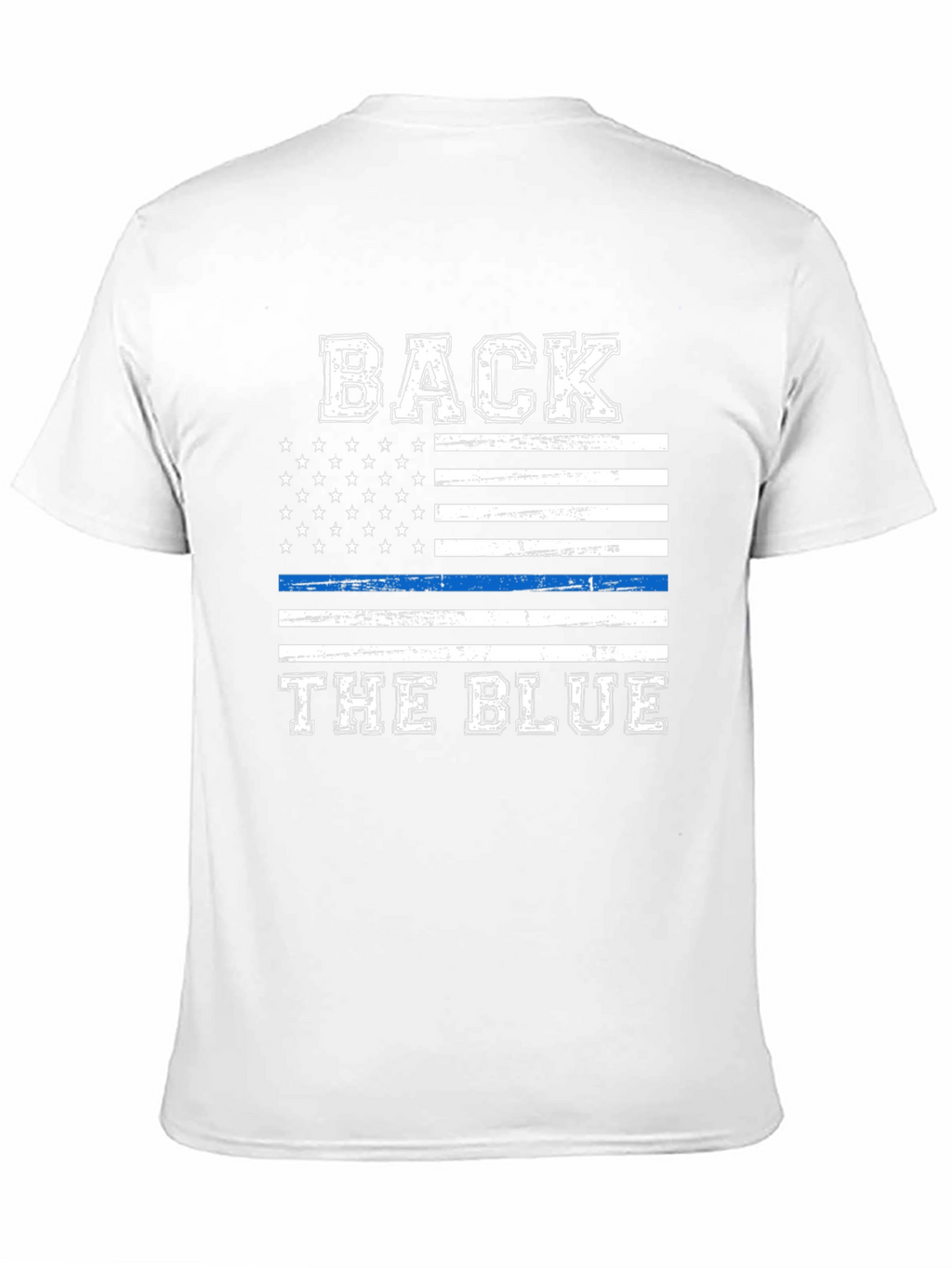 Back the Blue T-Shirt - Patriotic USA Flag
