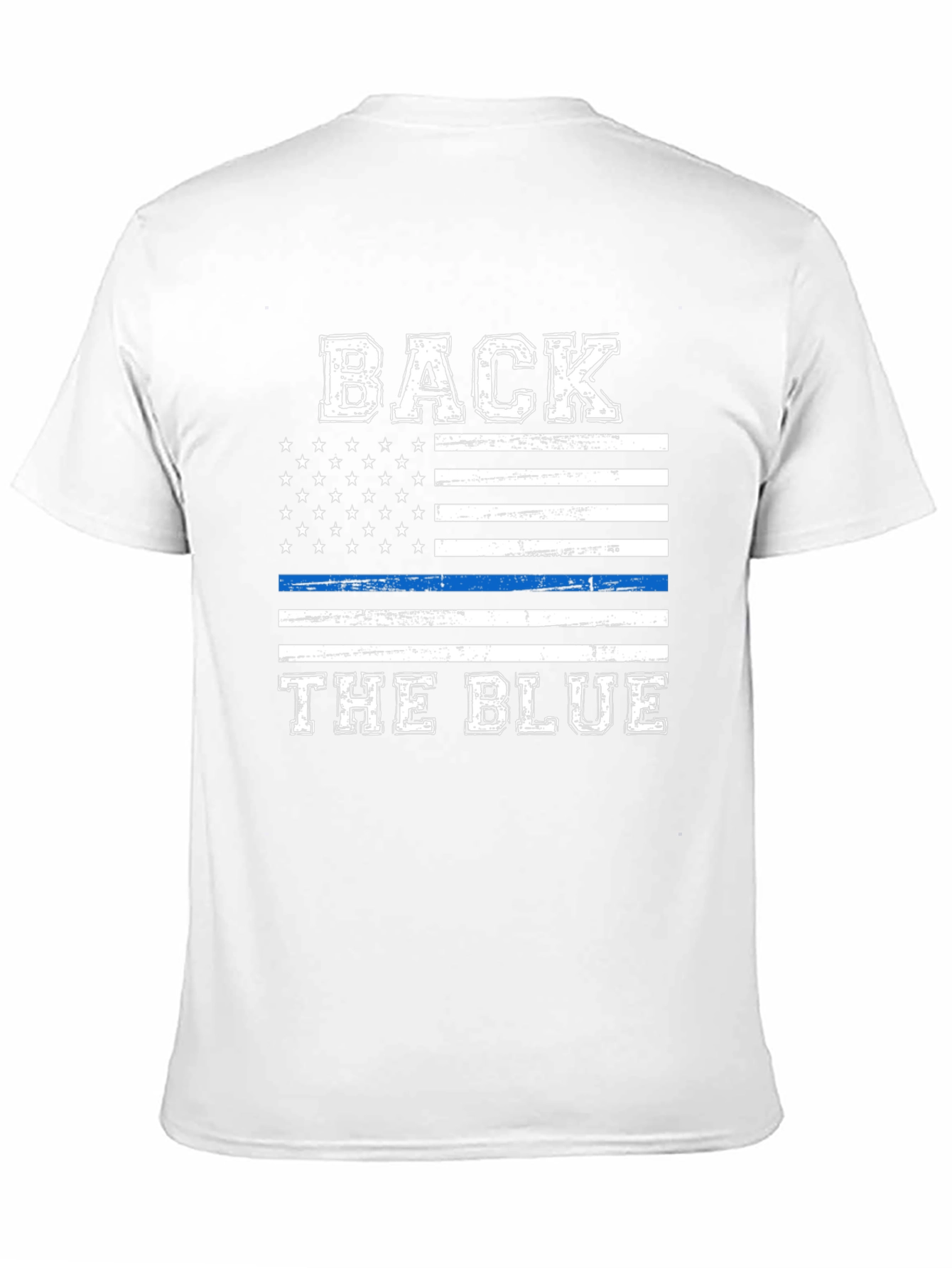 Back the Blue T-Shirt - Patriotic USA Flag