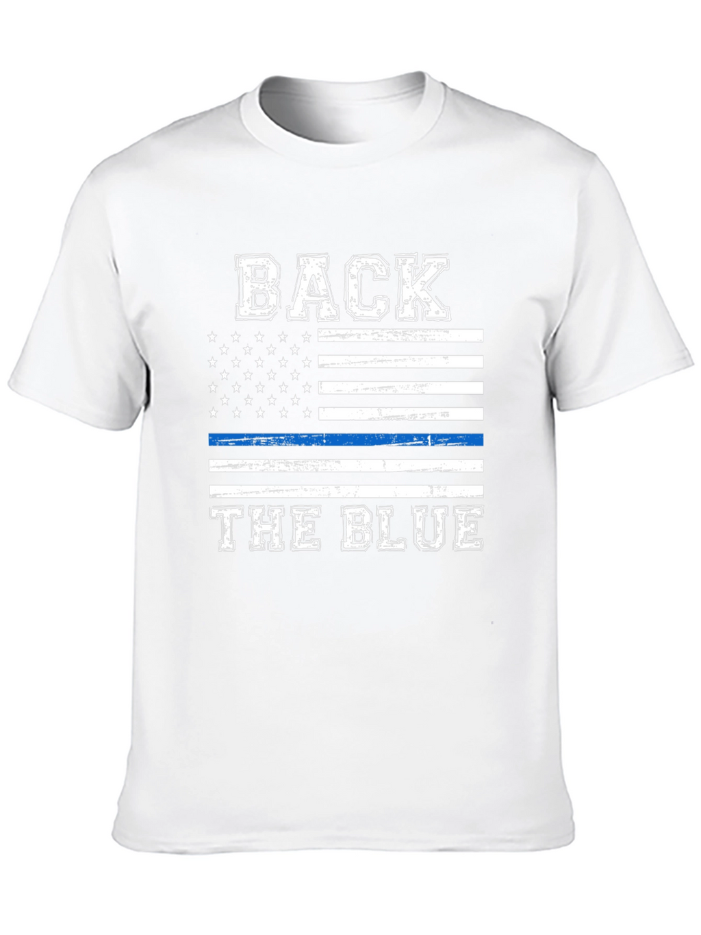 Back the Blue T-Shirt - Patriotic USA Flag