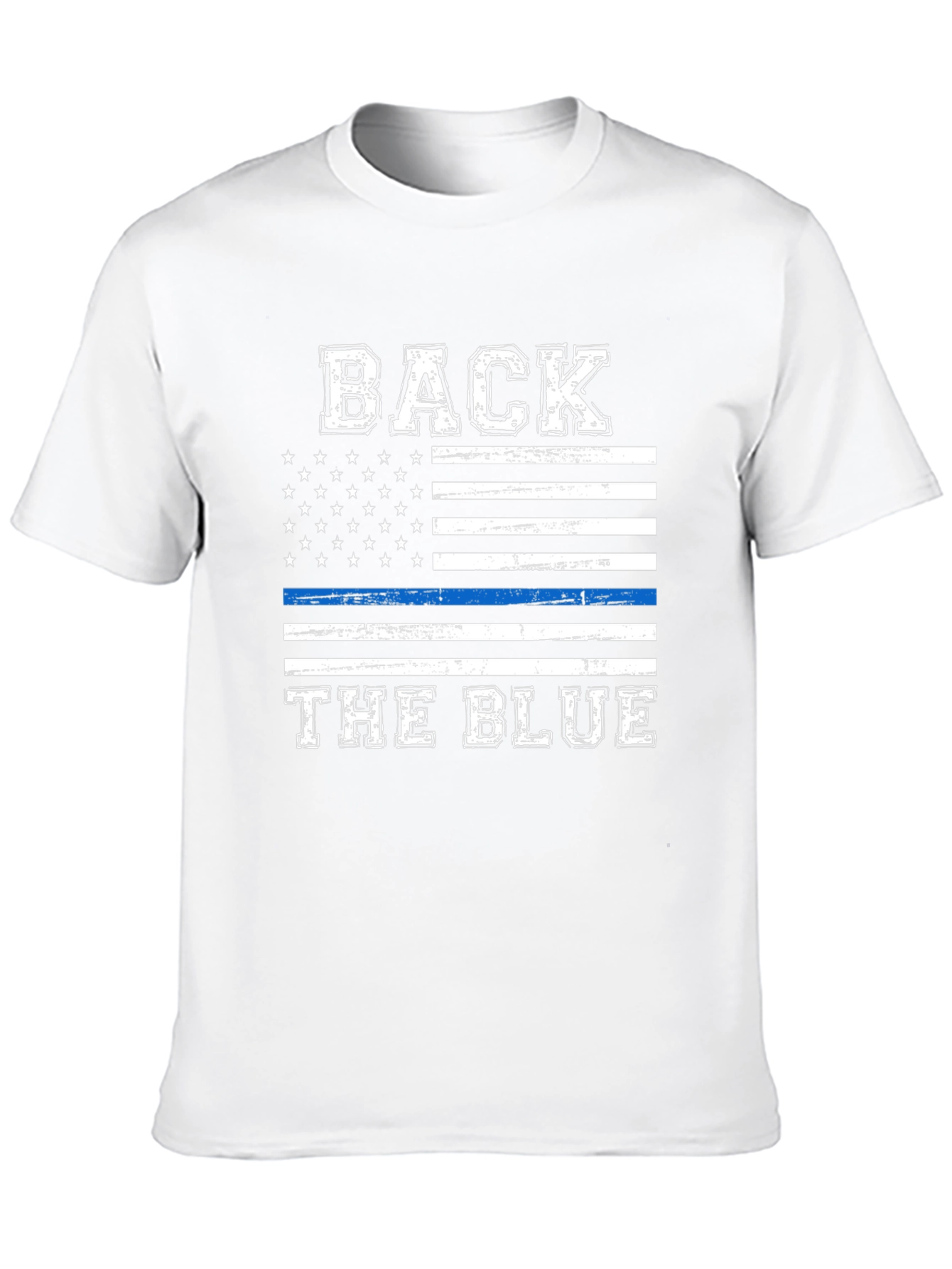 Back the Blue T-Shirt - Patriotic USA Flag