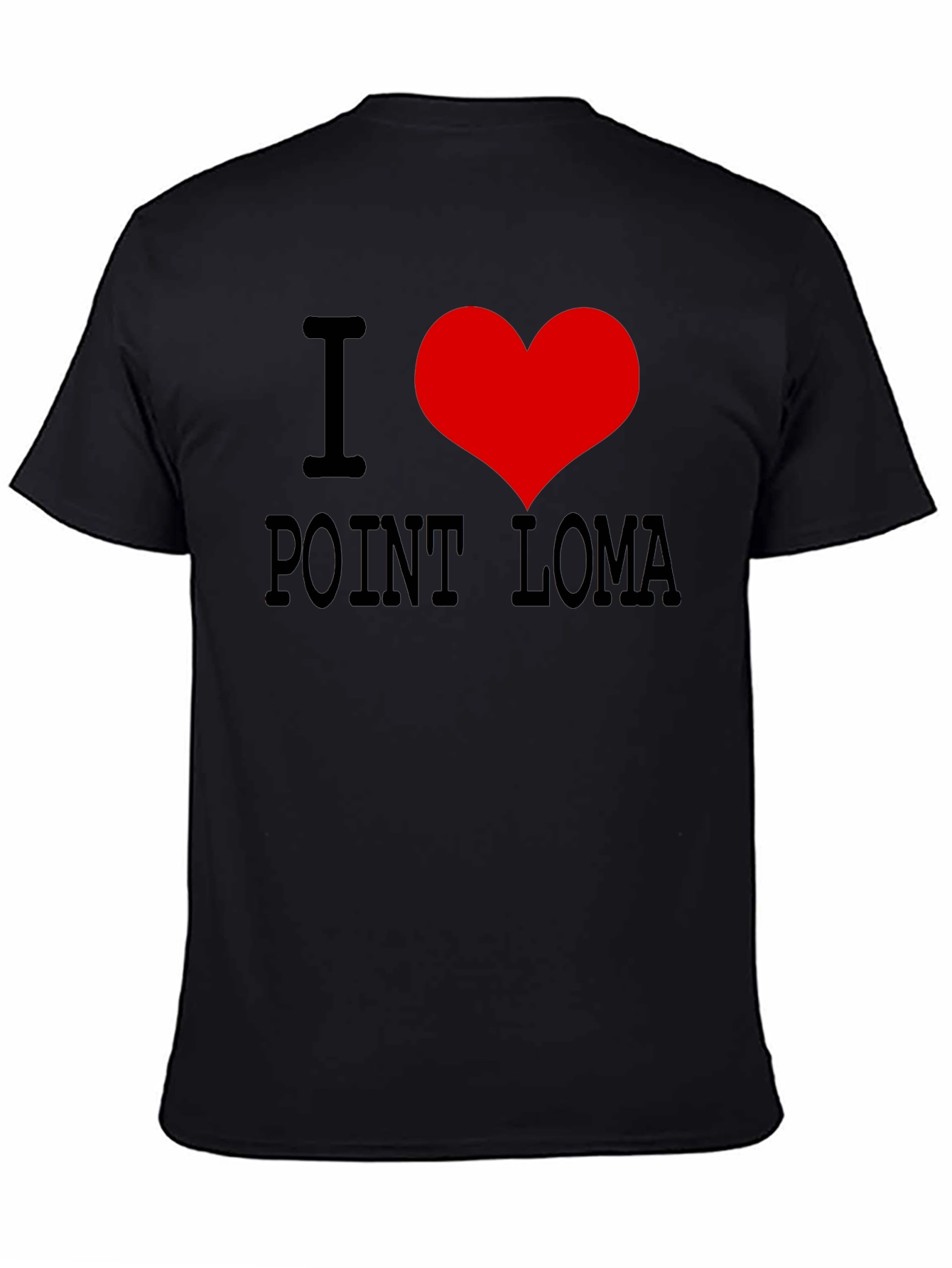 I Heart Point Loma Black T-Shirt