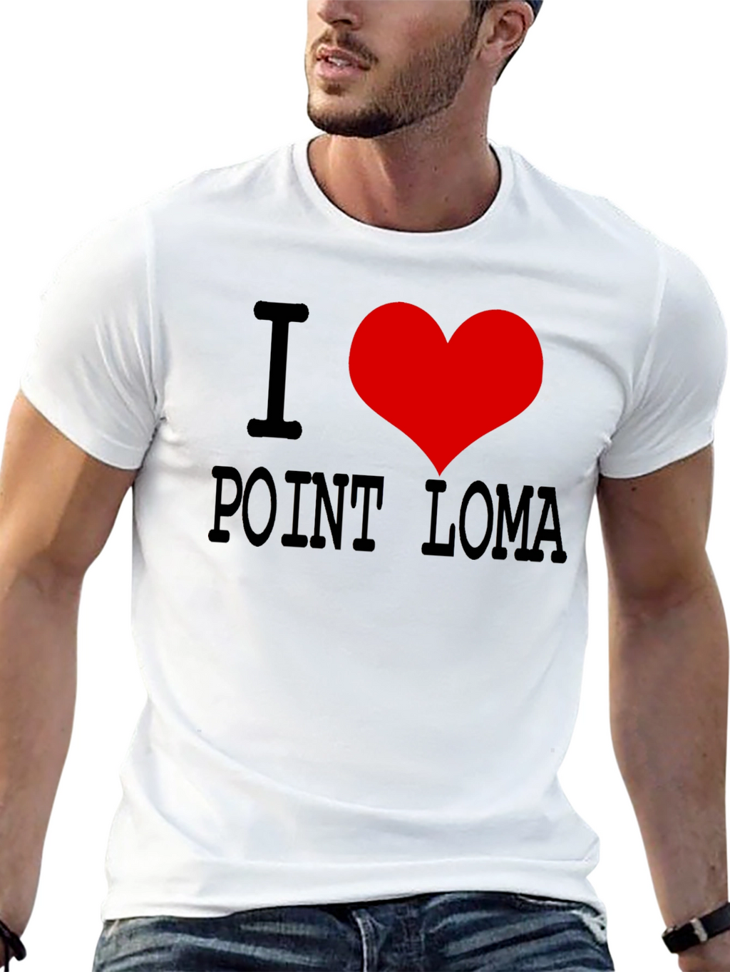 I Heart Point Loma Black T-Shirt