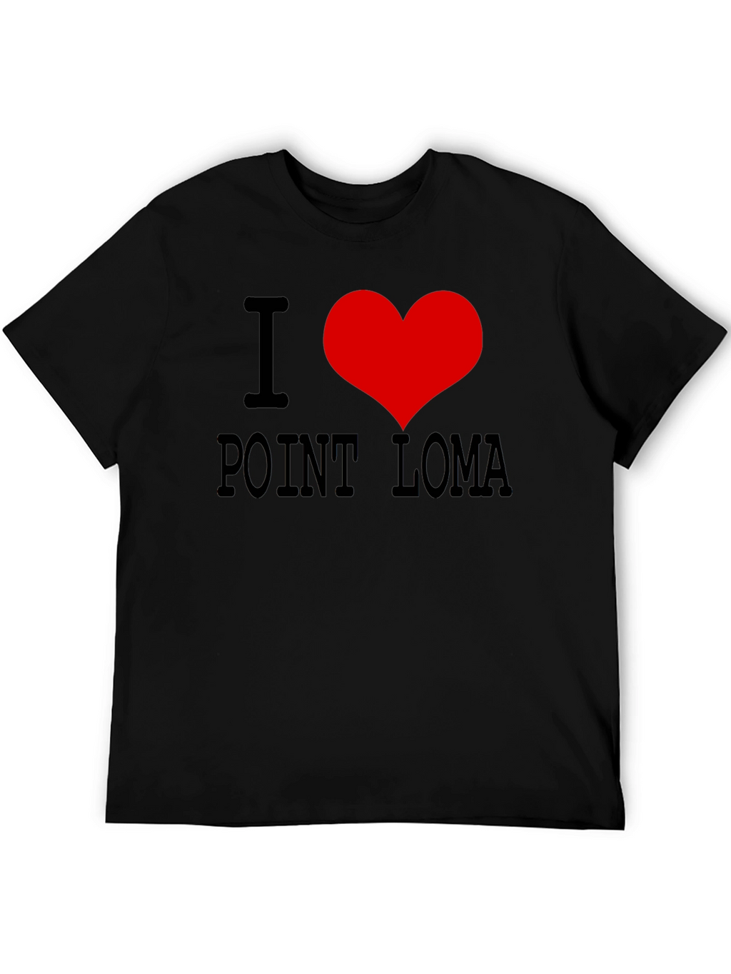 I Heart Point Loma Black T-Shirt