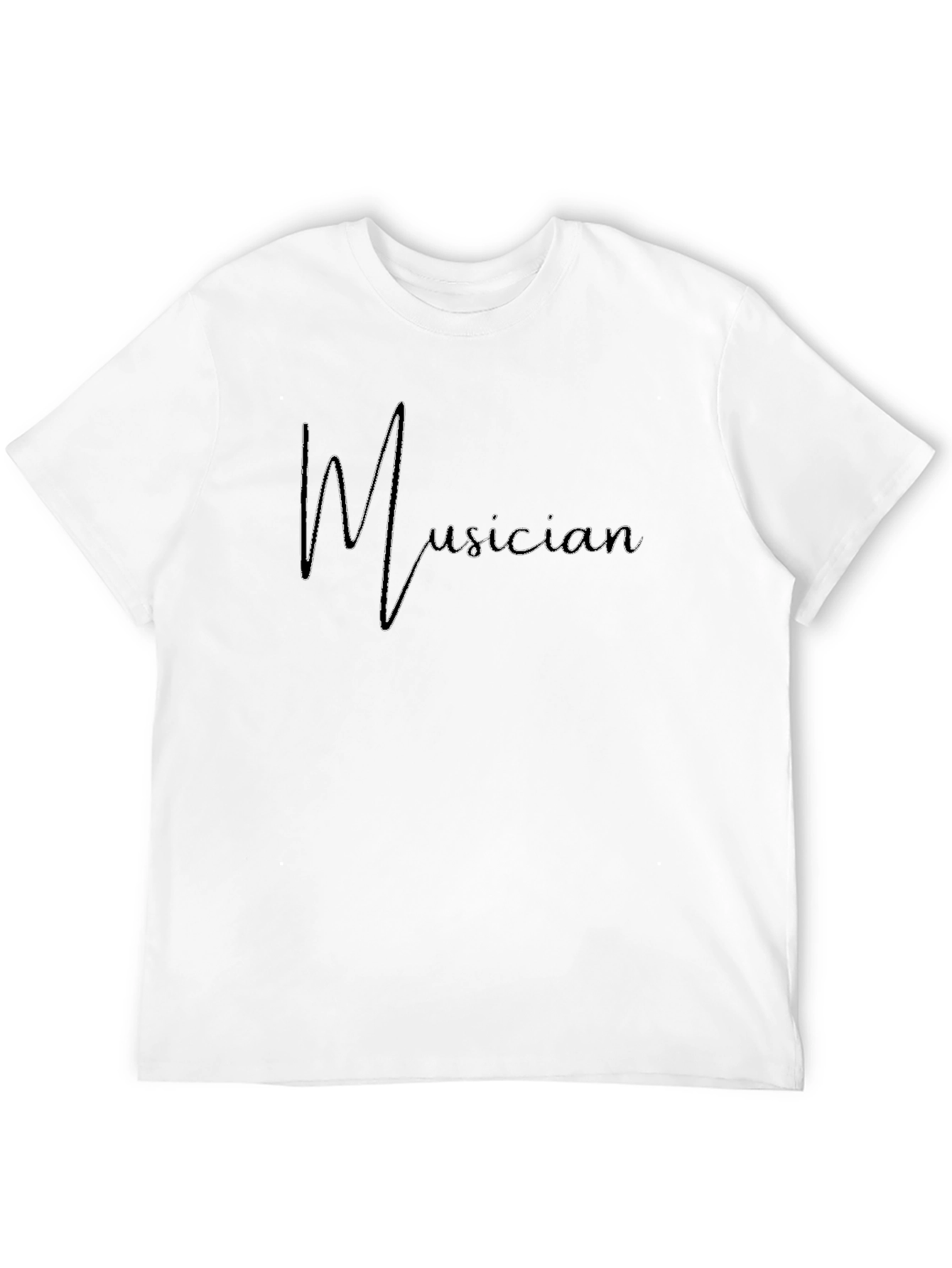 Musician Heartbeat T-Shirt - Black