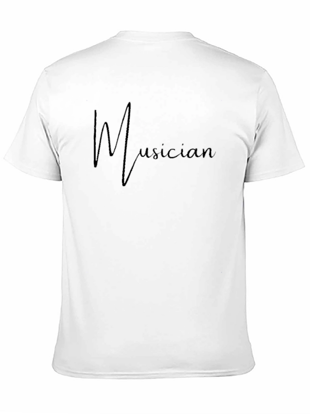 Musician Heartbeat T-Shirt - Black