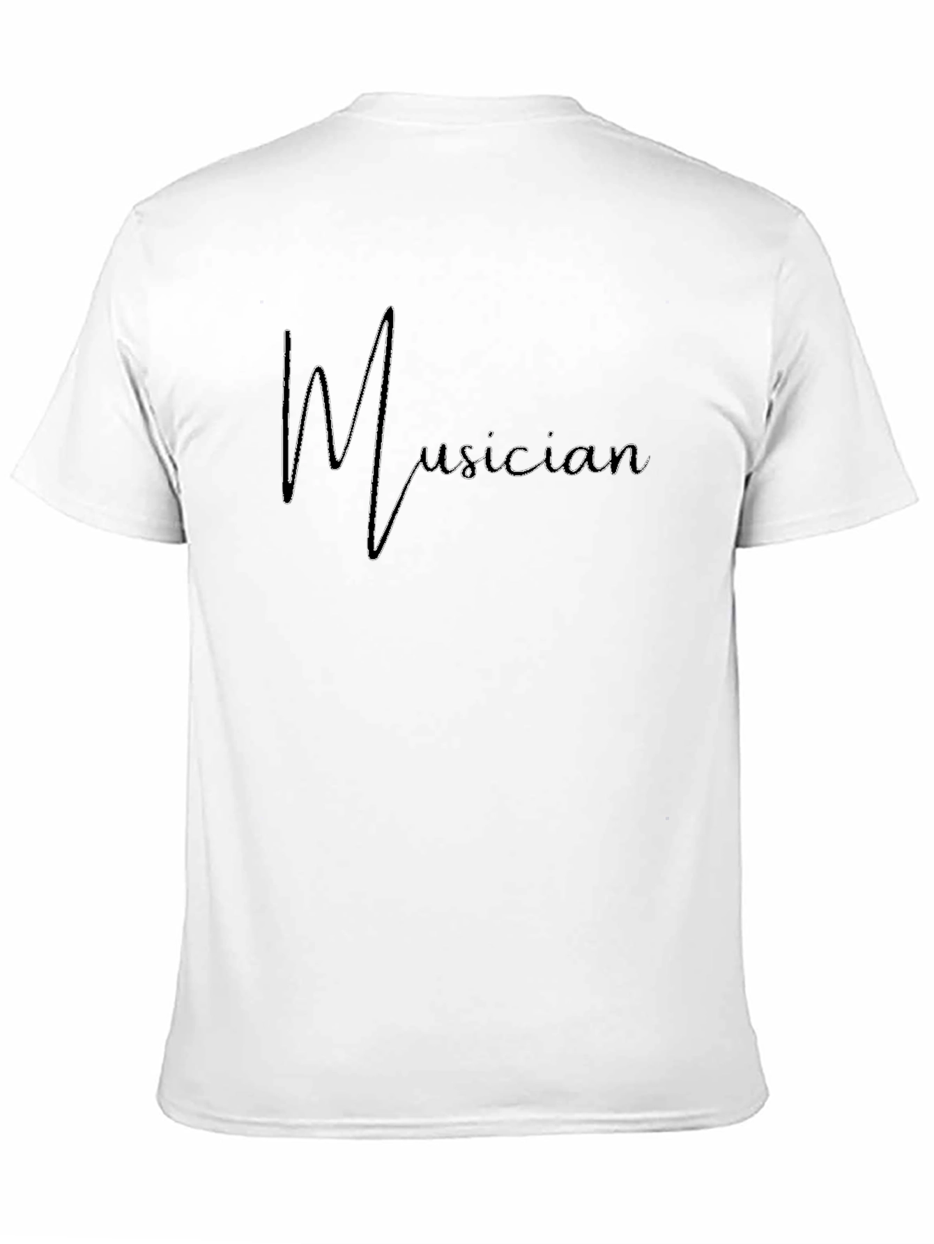 Musician Heartbeat T-Shirt - Black