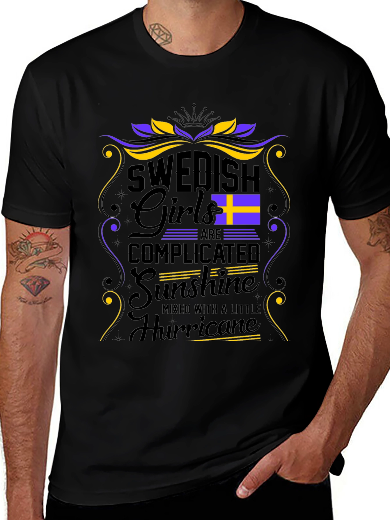 Swedish Girls Hurricane Graphic T-Shirt