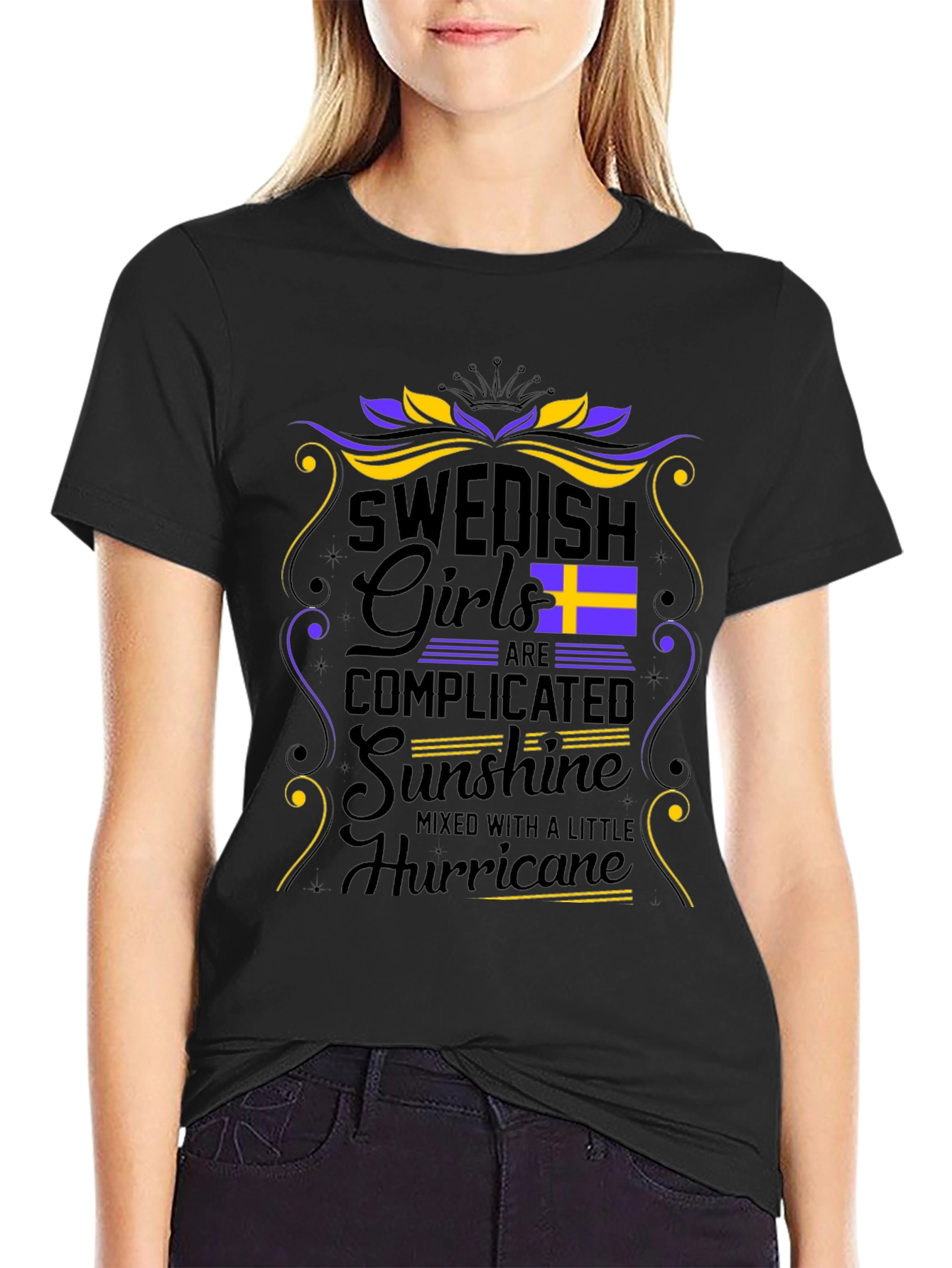Swedish Girls Hurricane Graphic T-Shirt