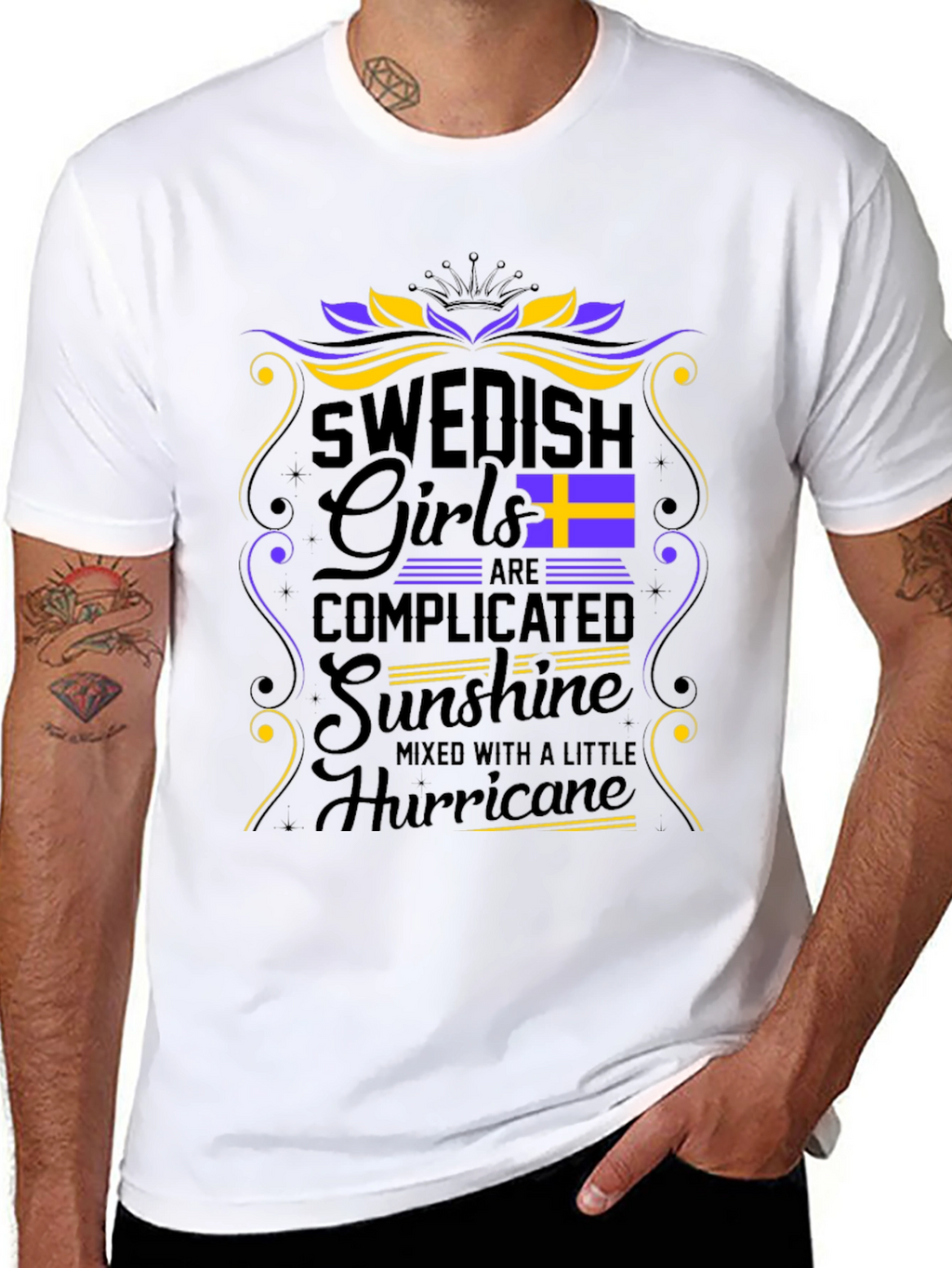 Swedish Girls Hurricane Graphic T-Shirt