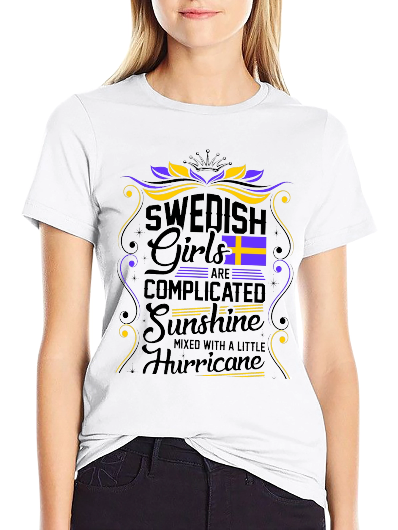 Swedish Girls Hurricane Graphic T-Shirt