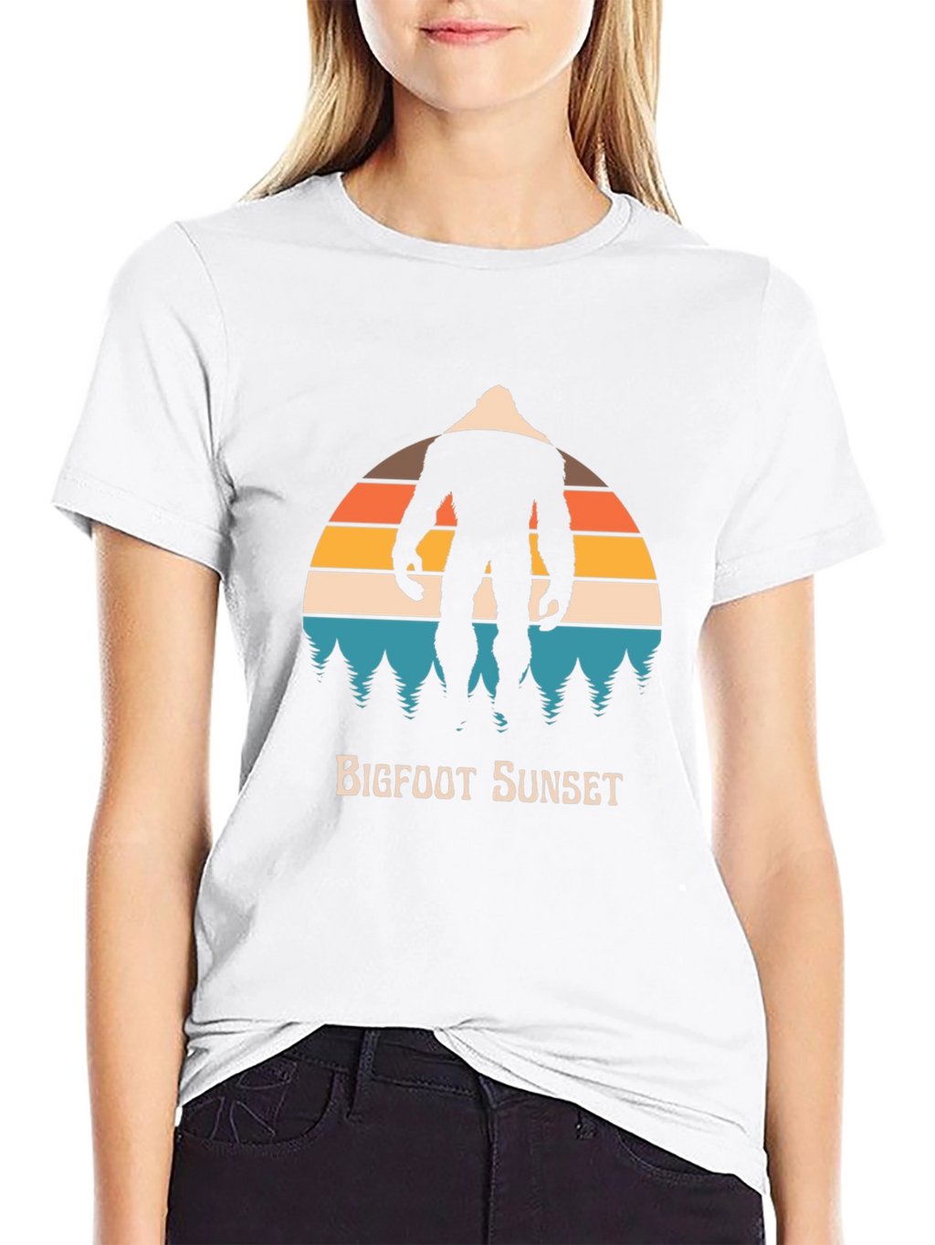Bigfoot Sunset Graphic Tee