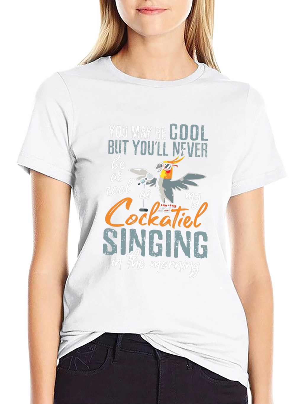 Cool Cockatiel Singing T-Shirt