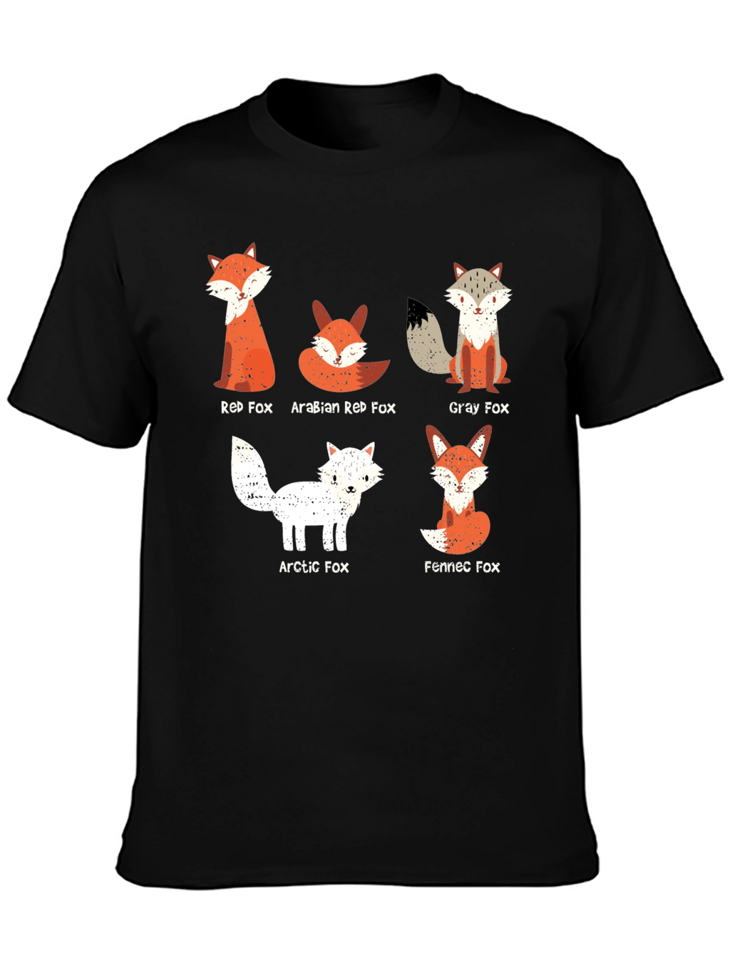 Fox Breed Graphic Tee - Mens Black Cotton T-Shirt