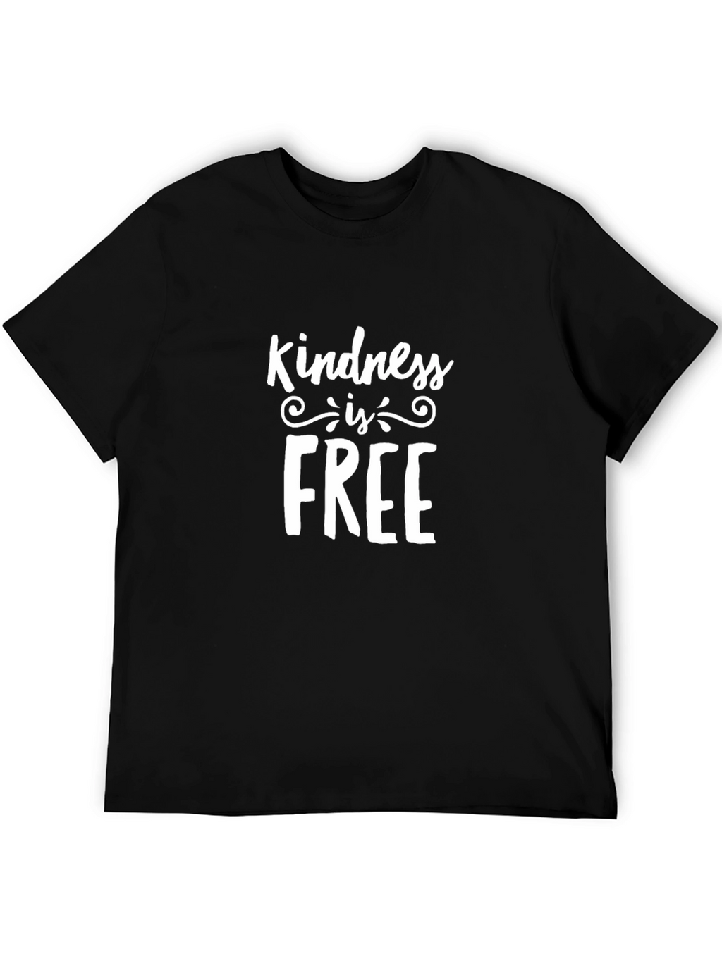Kindness is Free Black Graphic Tee