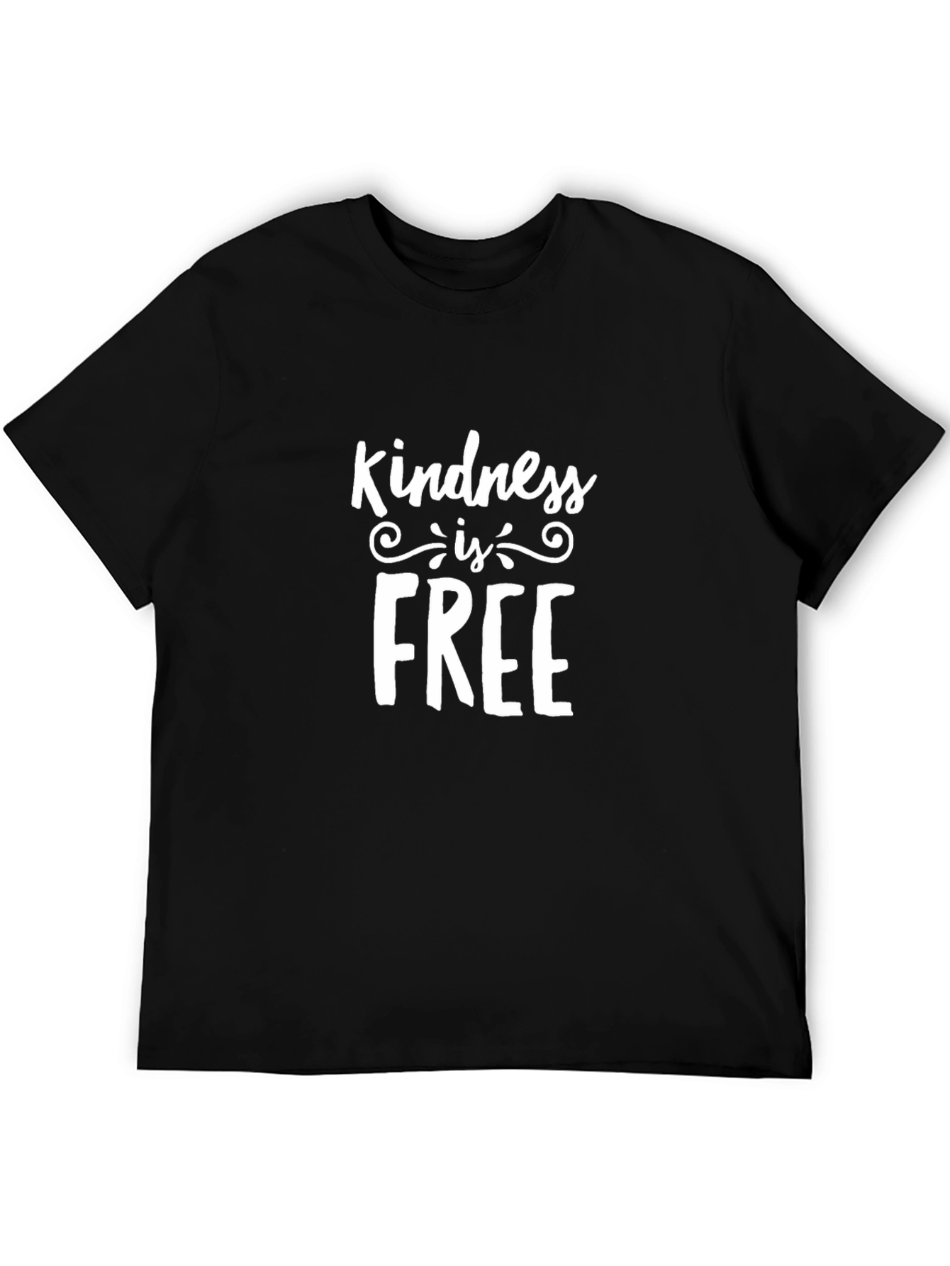Kindness is Free Black Graphic Tee