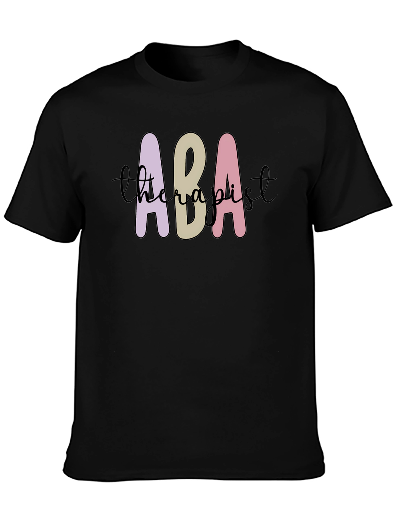 ABA Therapist Graphic Tee - Black