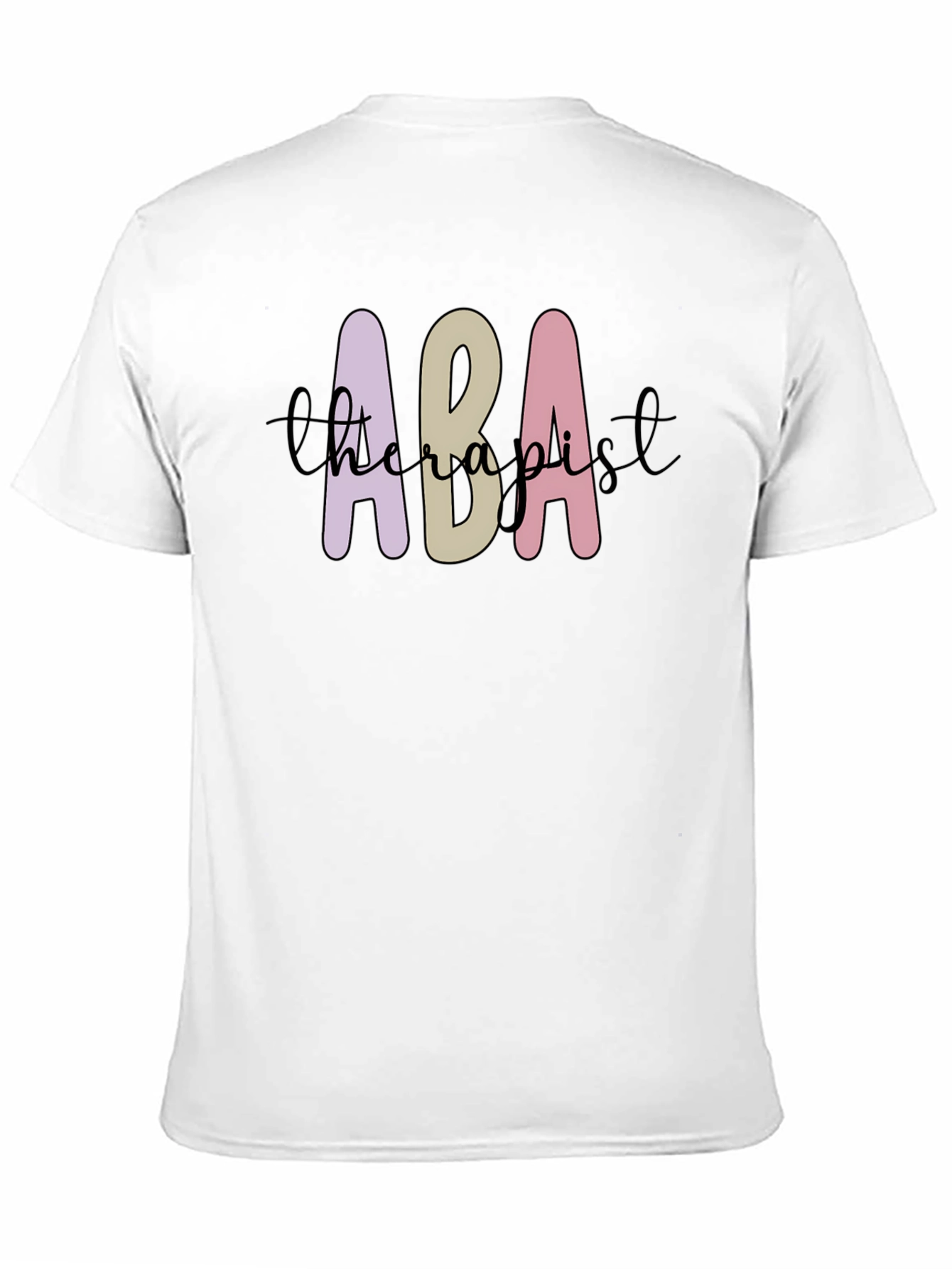 ABA Therapist Graphic Tee - Black